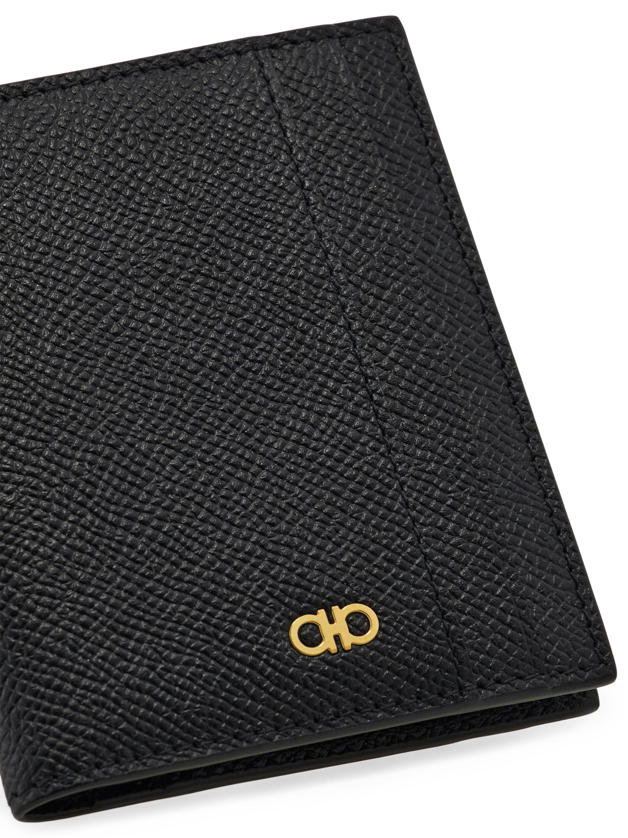 FERRAGAMO Micro Gancio Bi-Fold Wallet | Saks Fifth Avenue