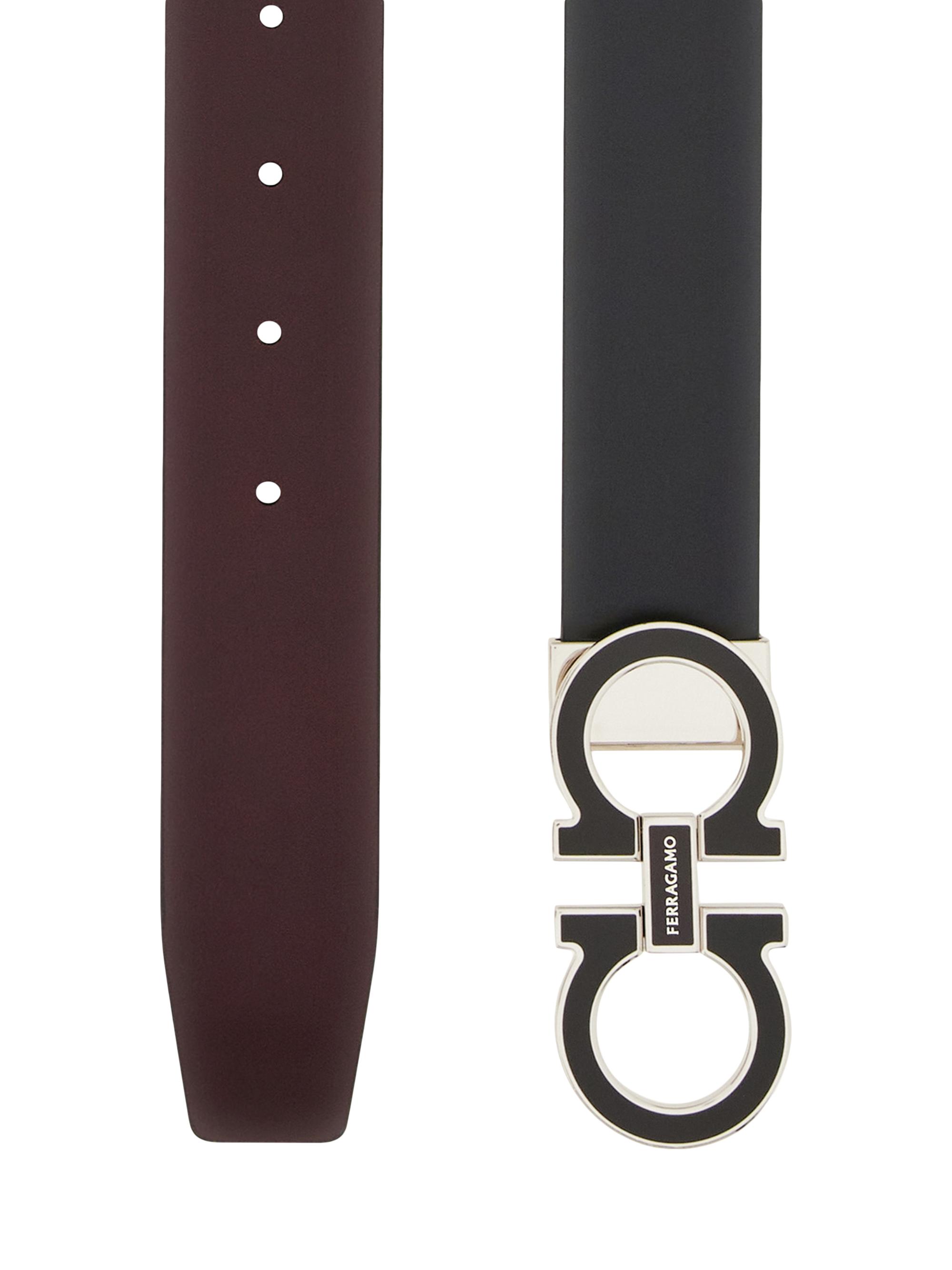 FERRAGAMO Double Gancini Cut-to-Size Leather Belt | Saks  display picture 3