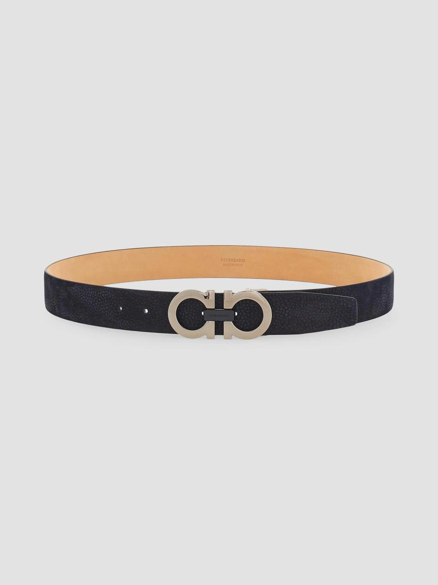 FERRAGAMO Gancini Adjustable Leather Belt | Saks Fifth Avenue display picture 2