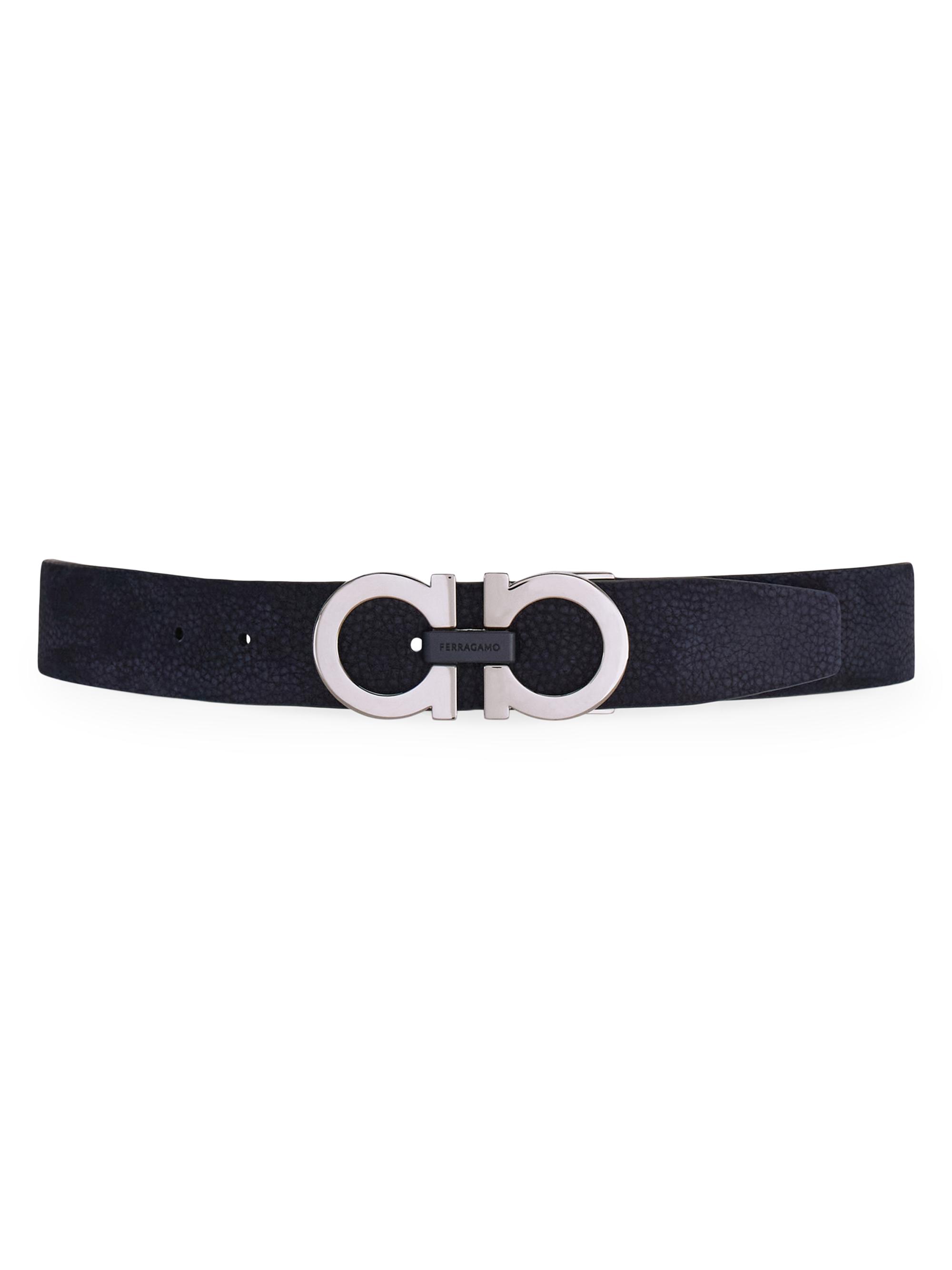 FERRAGAMO Gancini Adjustable Leather Belt | Saks Fifth Avenue