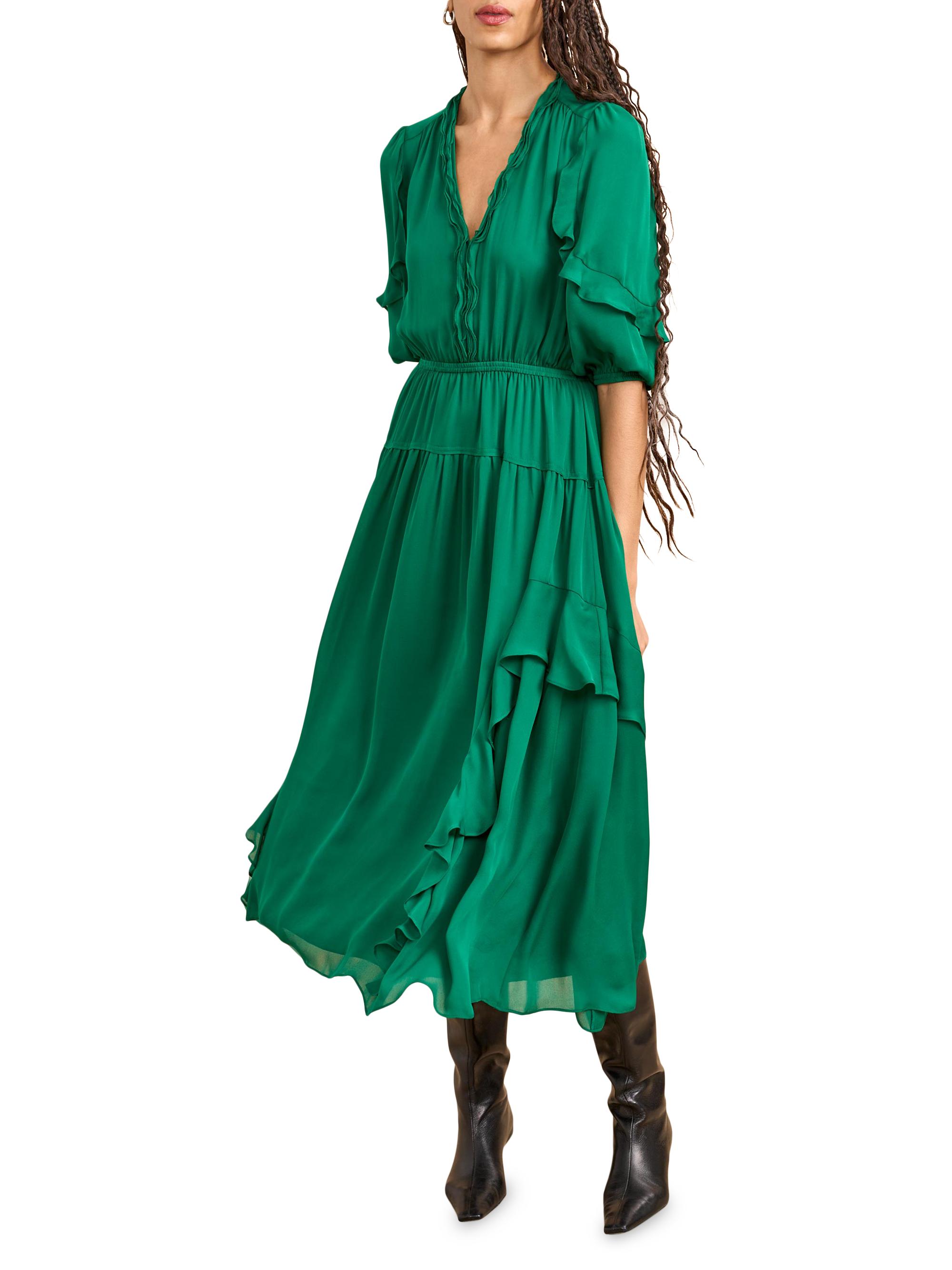 La Ligne Women's Sylvie Dress - Emerald
