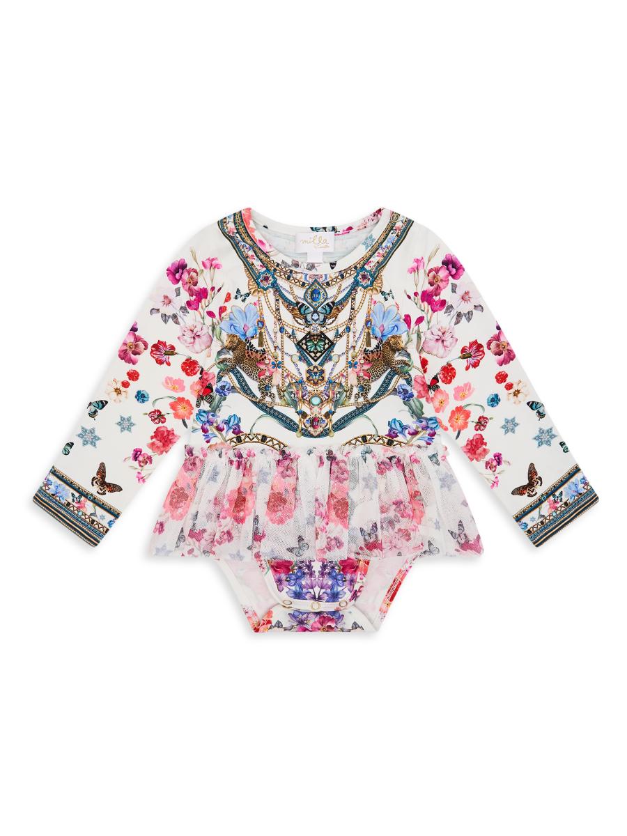 Camilla Embroidered Baby Girl Bodysuit main image 0