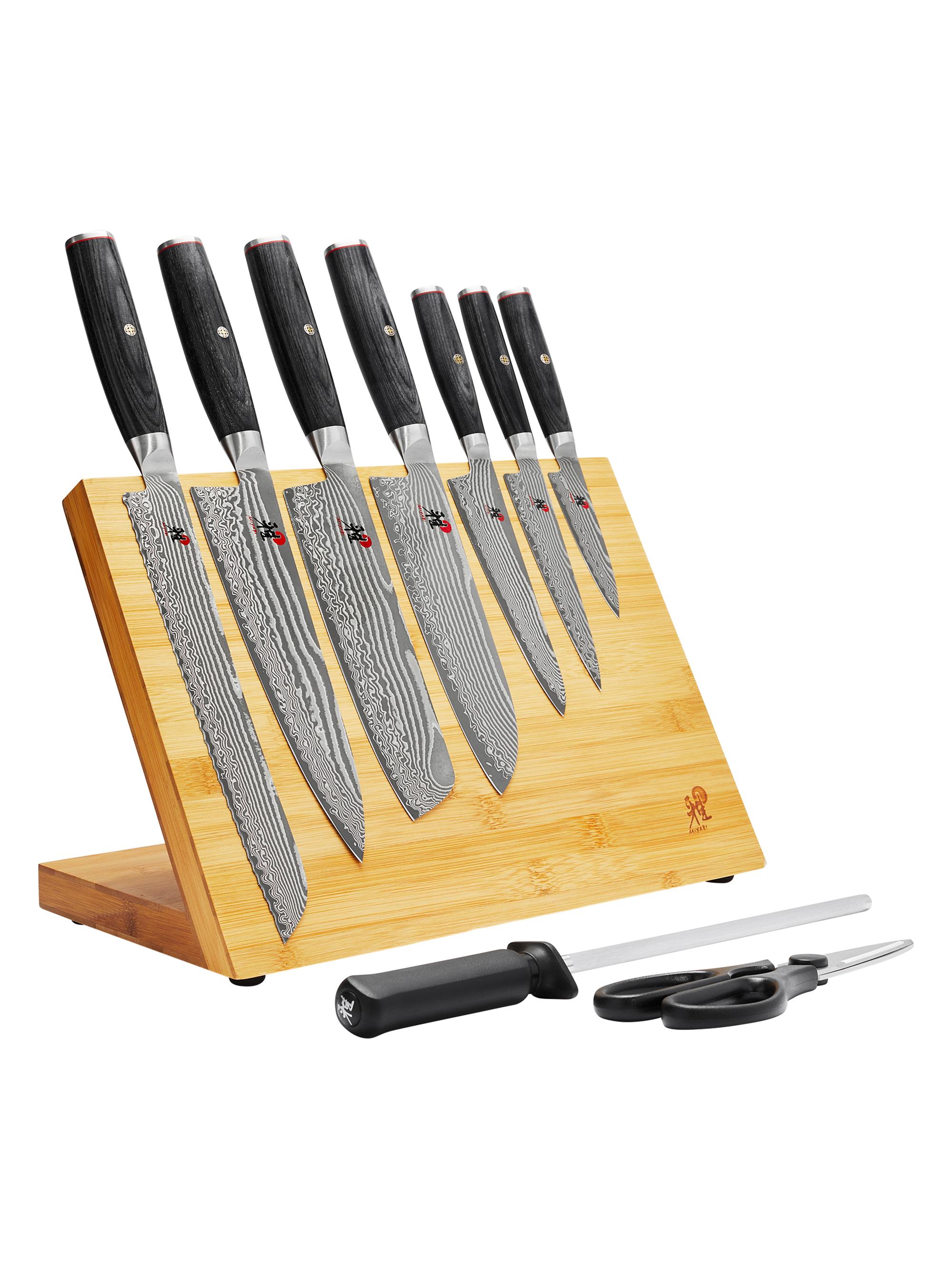 Miyabi Kaizen II 10 Piece Easel Knife Block Set - Black