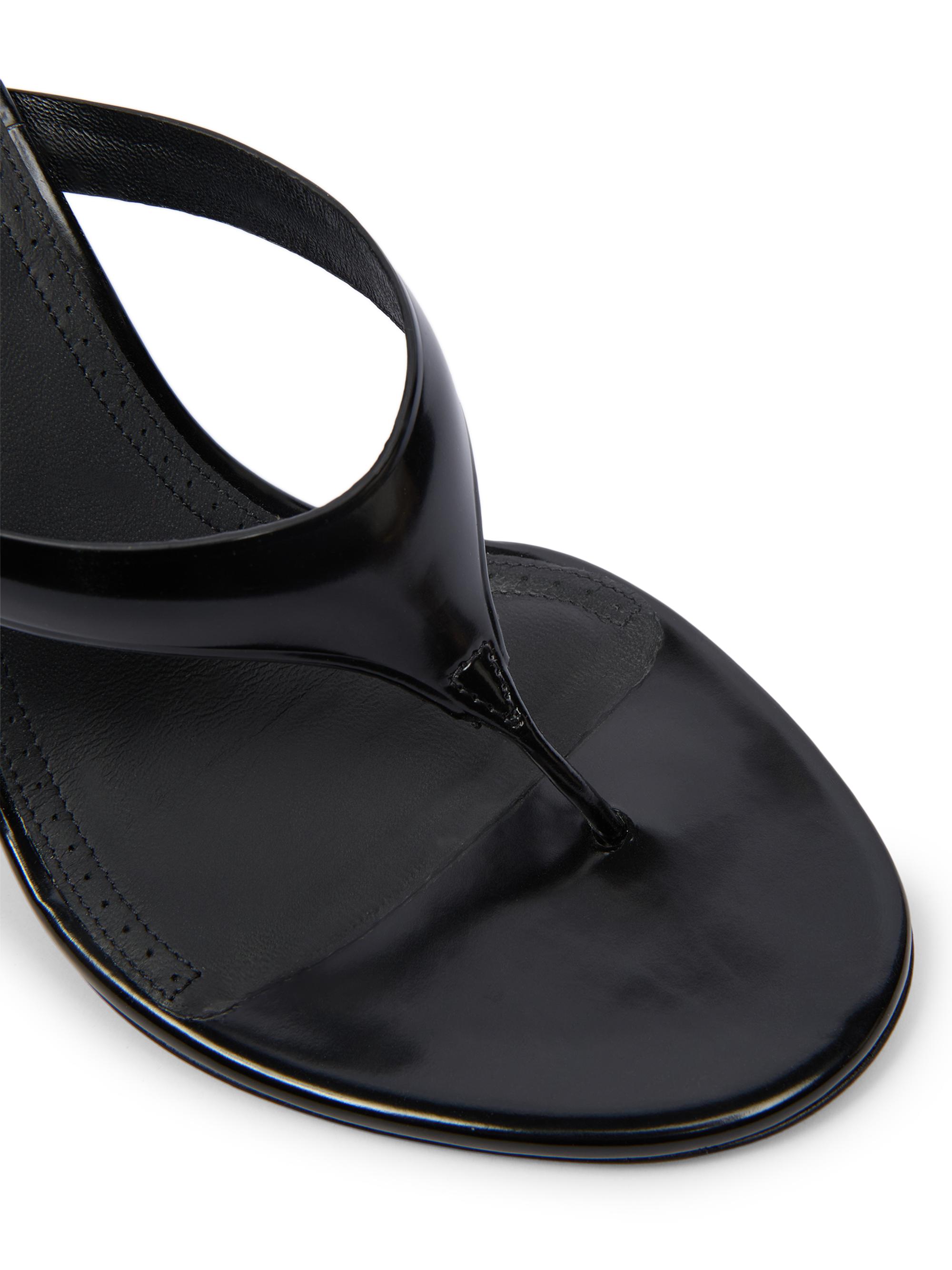 Alaïa Tong 90MM Leather Sandals | Saks Fifth Avenue