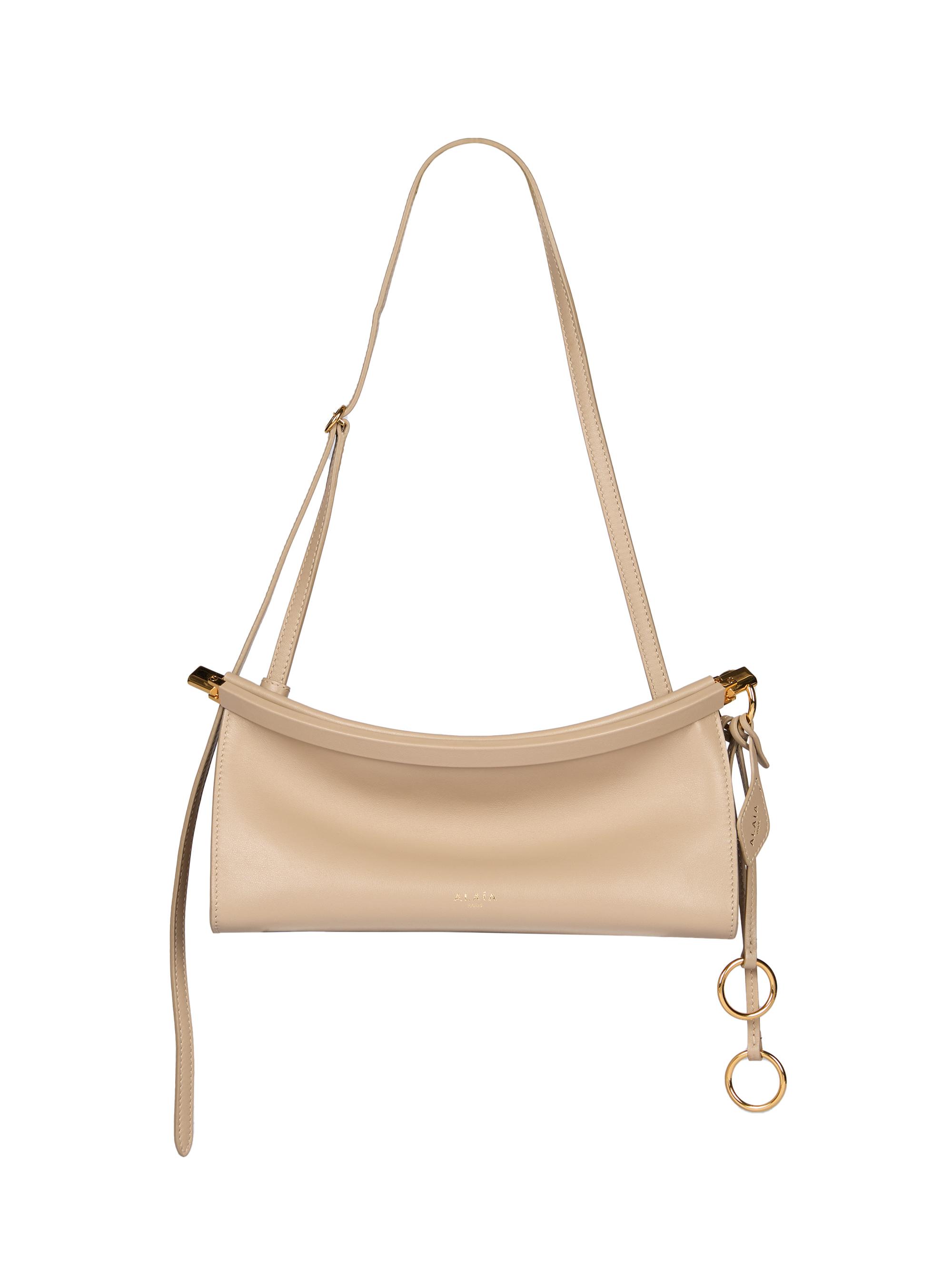 Alaïa Women's Le Click Leather Shoulder Bag - Grege