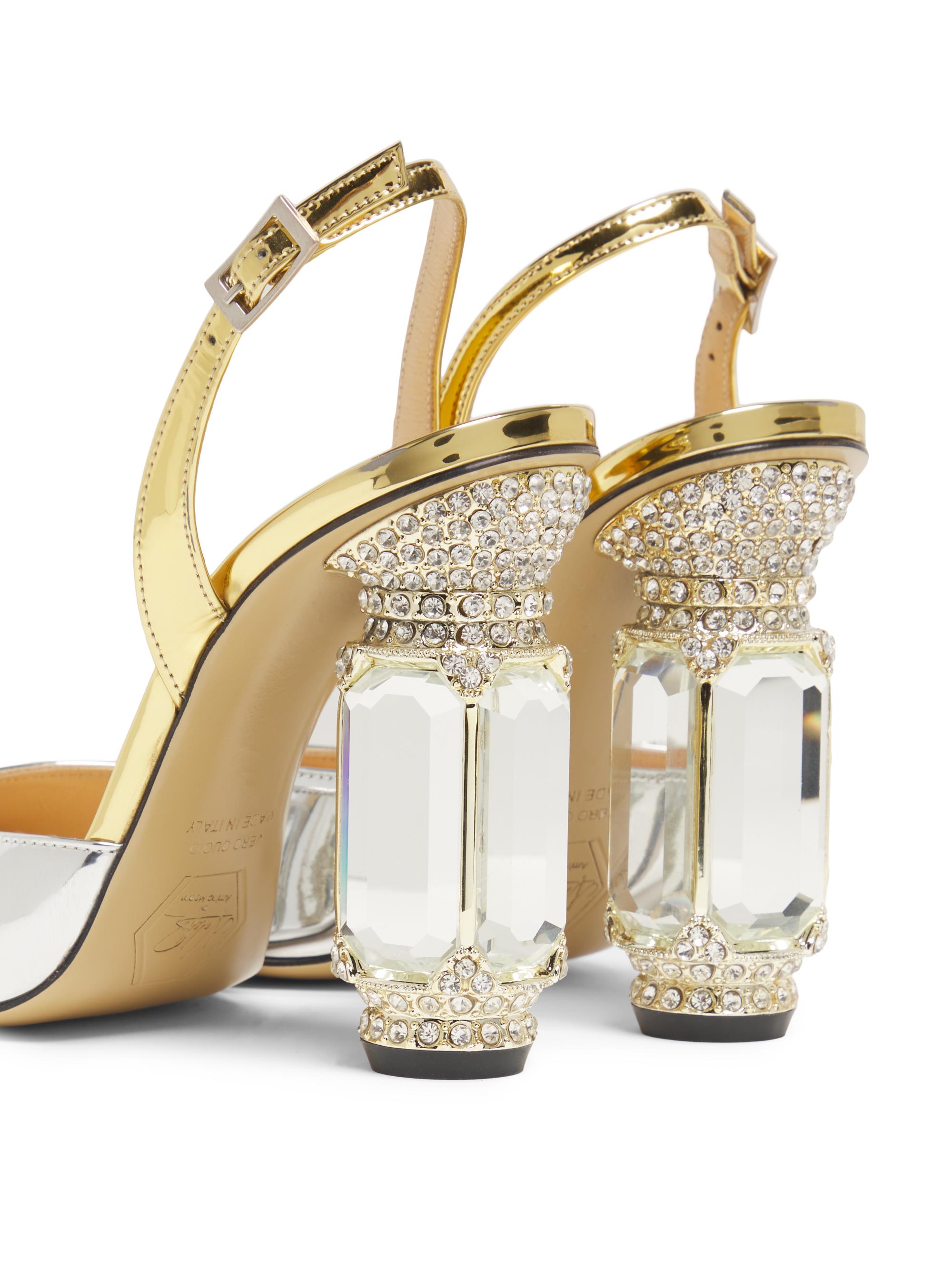 Heritage & Heirlooms Aurum 100MM Crystal-Embellished Pumps