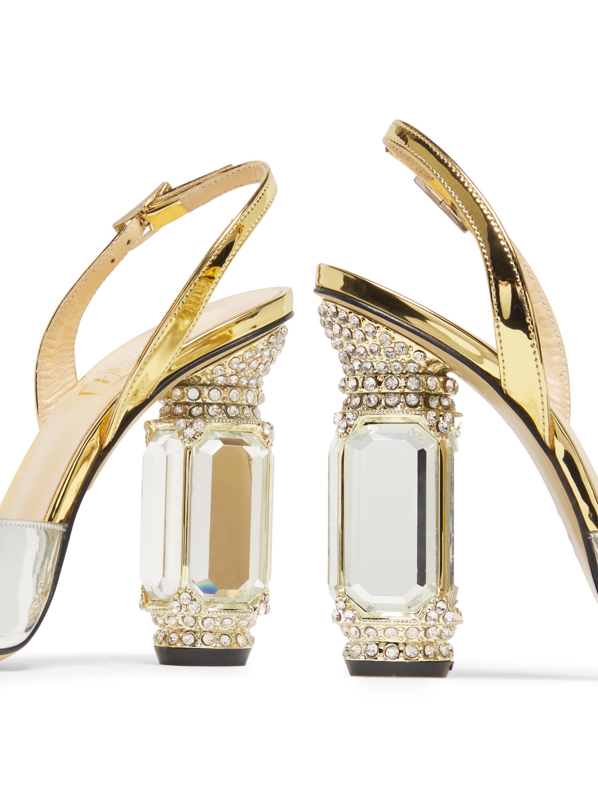 Heritage & Heirlooms Aurum 100MM Crystal-Embellished Pumps