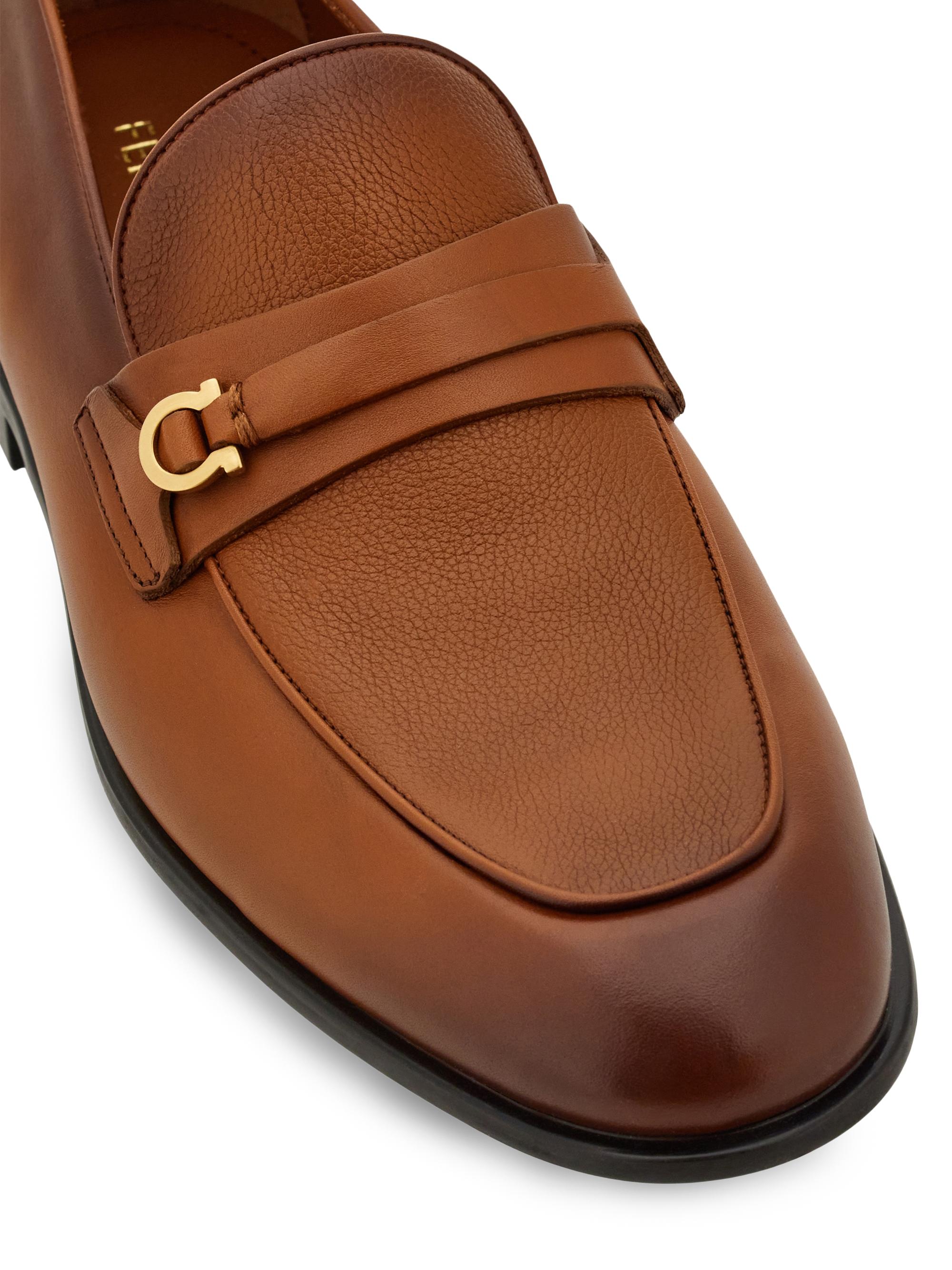 FERRAGAMO Desio Gancini Leather Loafers | Saks Fifth Avenue