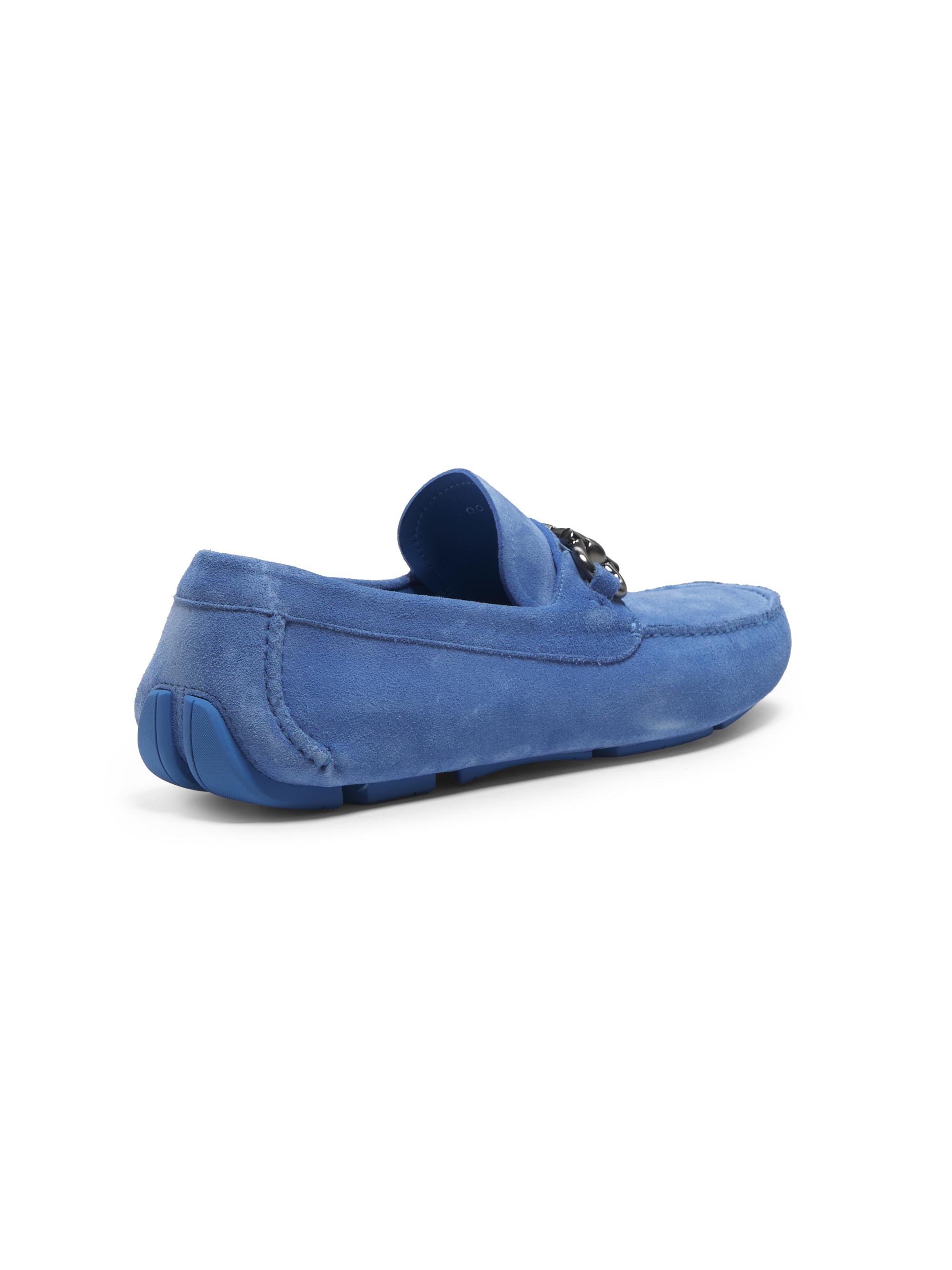 FERRAGAMO Parigi New Gancio Suede Driving Loafers | Saks  display picture 1