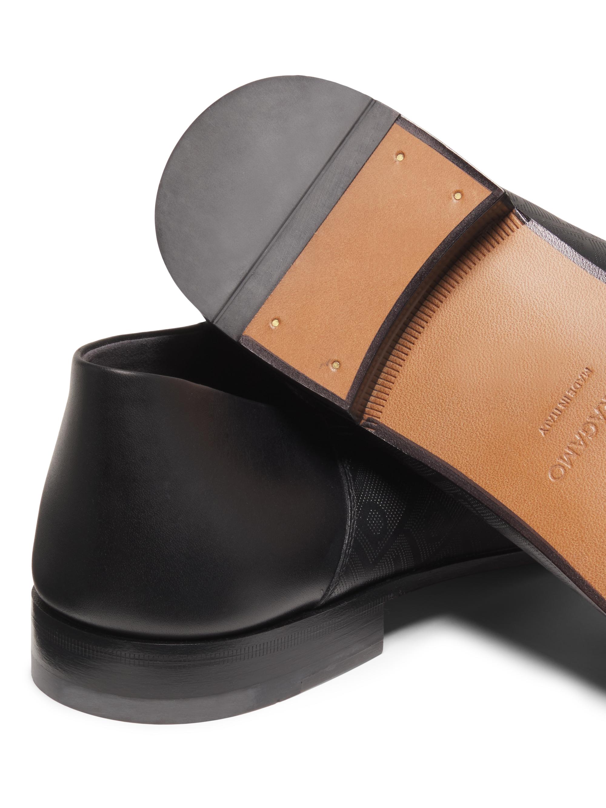 FERRAGAMO Biarritz Gancini Patterned Leather Loafers | Saks  display picture 1