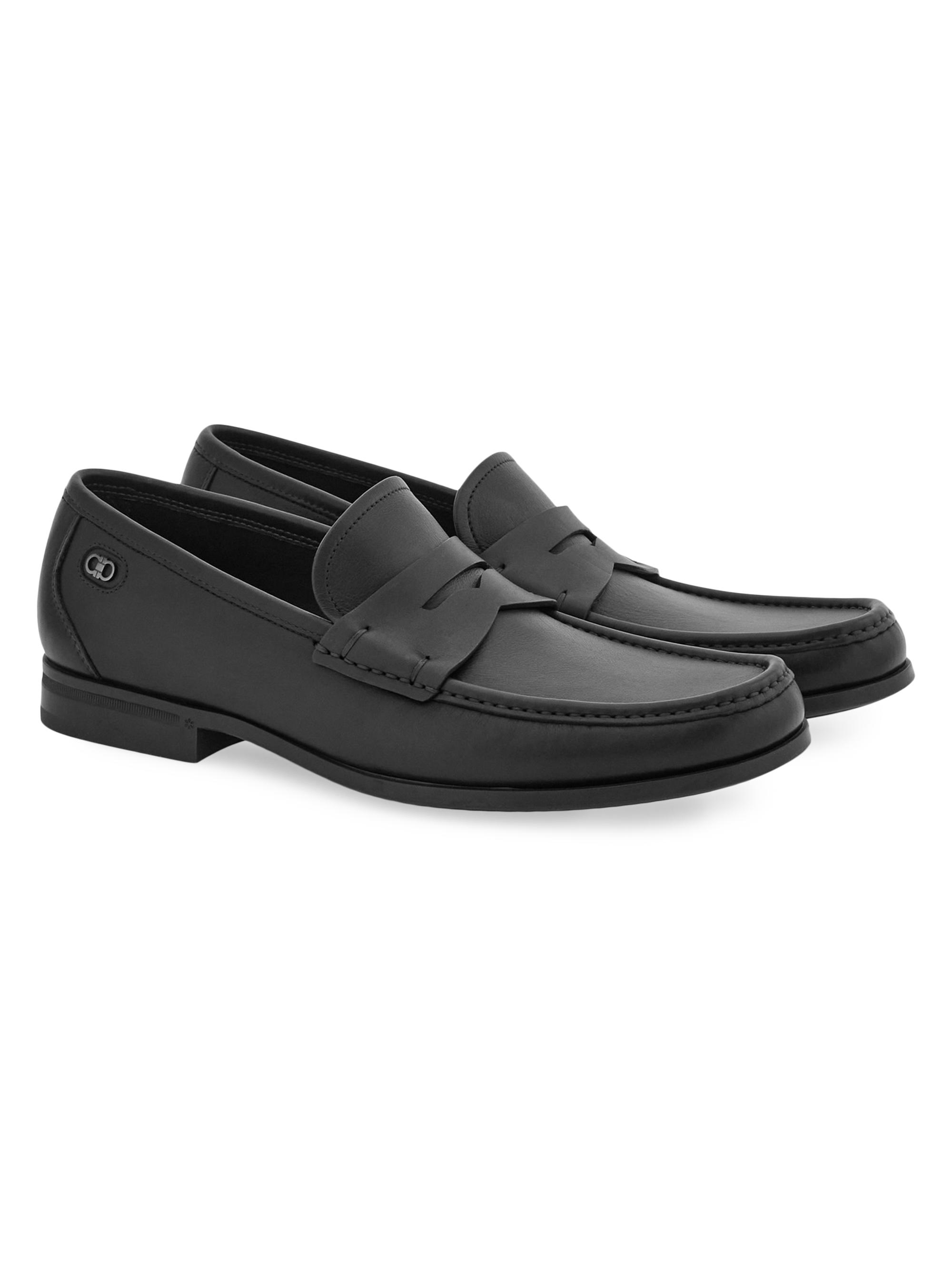 FERRAGAMO Athen Leather Penny Loafers | Saks Fifth Avenue
