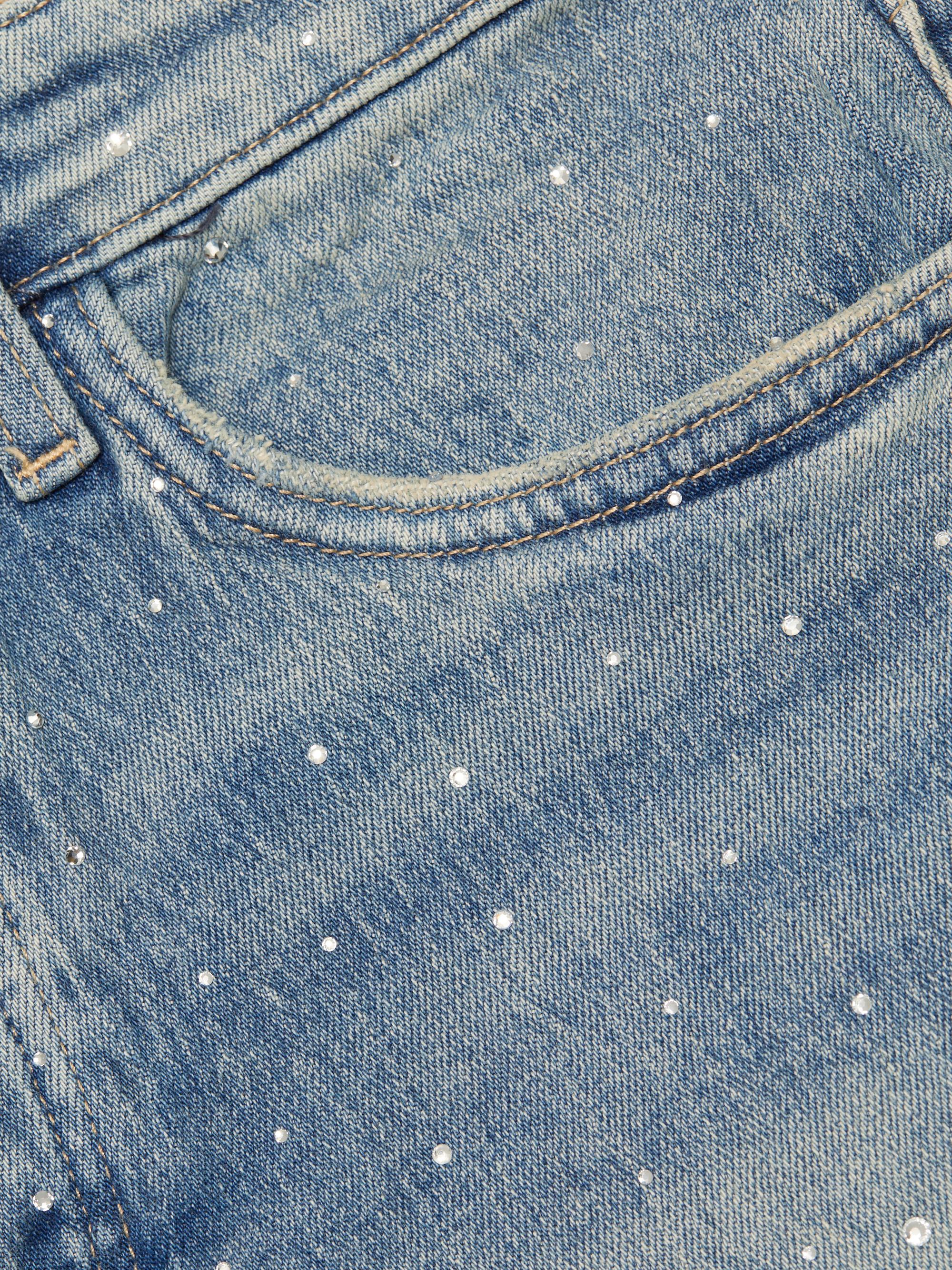 Joe's Jeans The Jessie Denim Relaxed Crystal Shorts | Saks Fifth