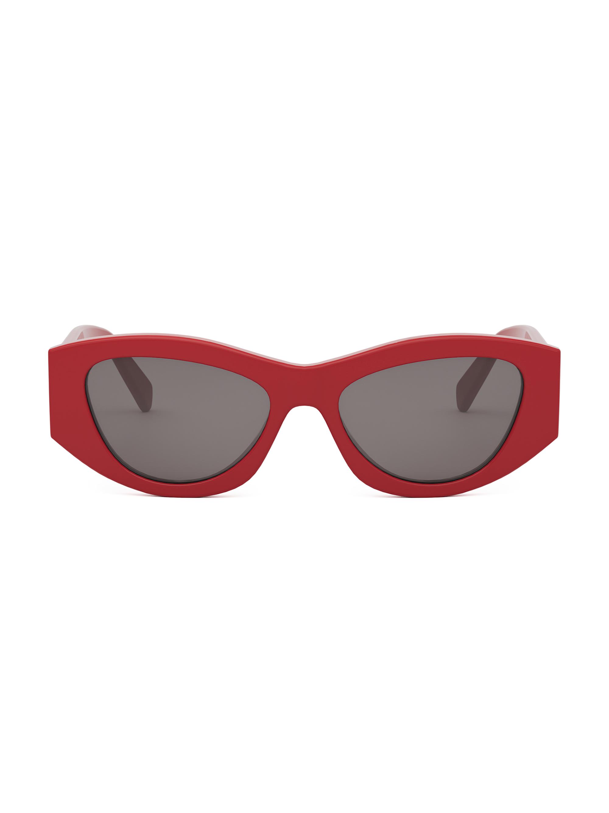 New Celine Triomphe 54mm Cat Eye Sunglasses Red Triomphe oval sunglasses in red - Celine Eyewear | Mytheresa main image 2