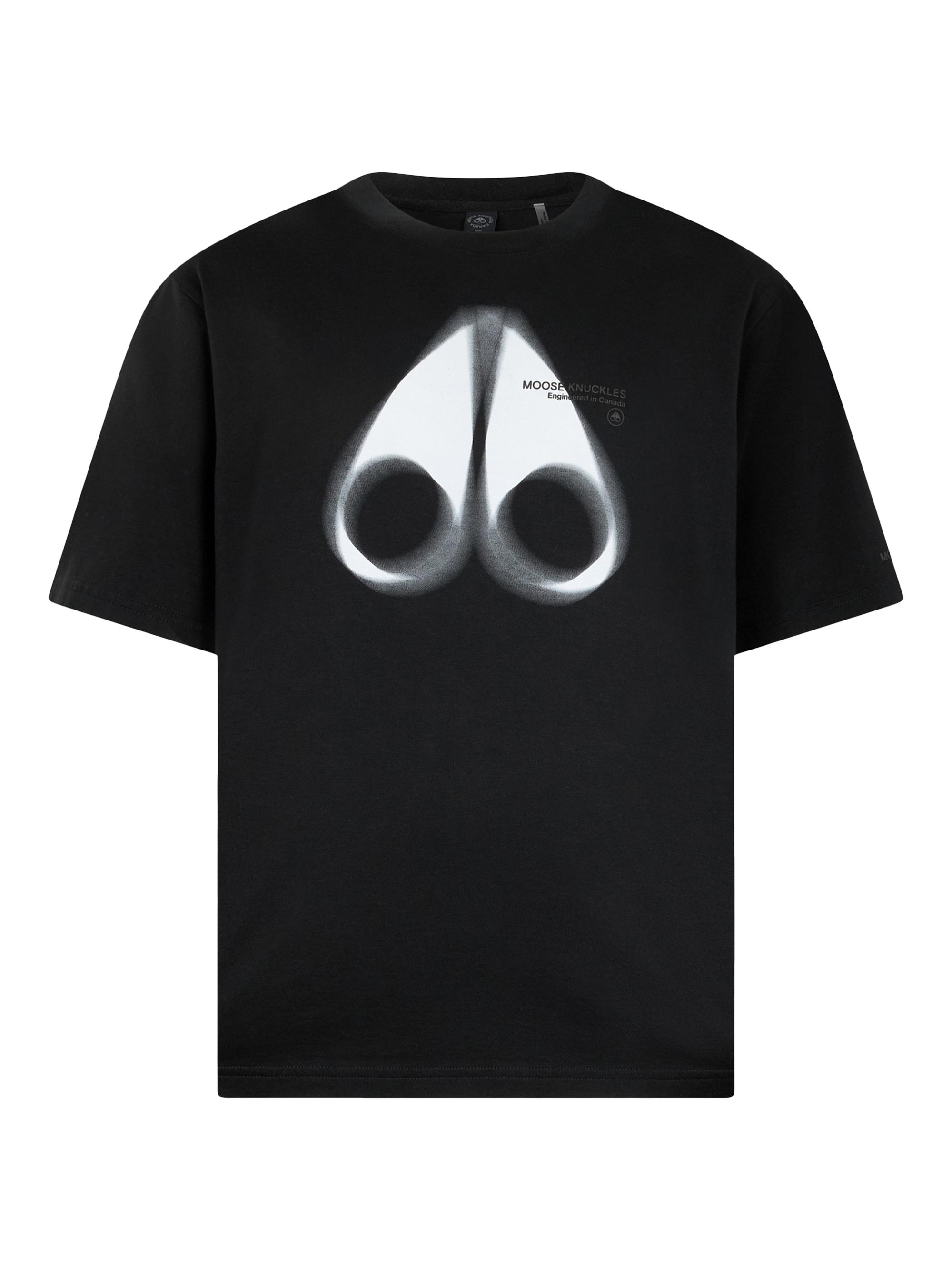 Moose Knuckles Men's Maurice Logo Cotton Jersey T-Shirt - Black