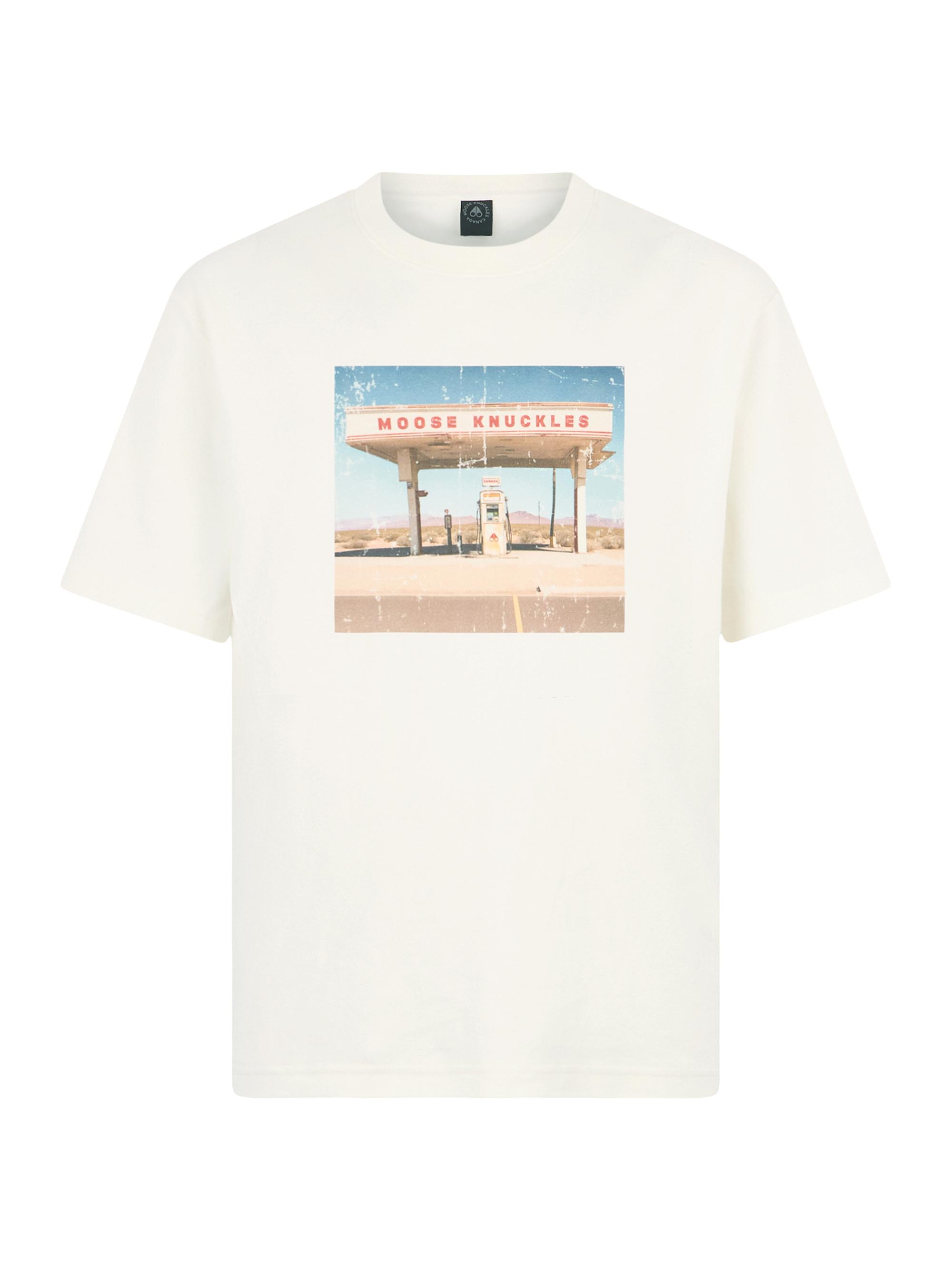 Moose Knuckles Men's Beau Soir Crewneck T-Shirt - Milky Way