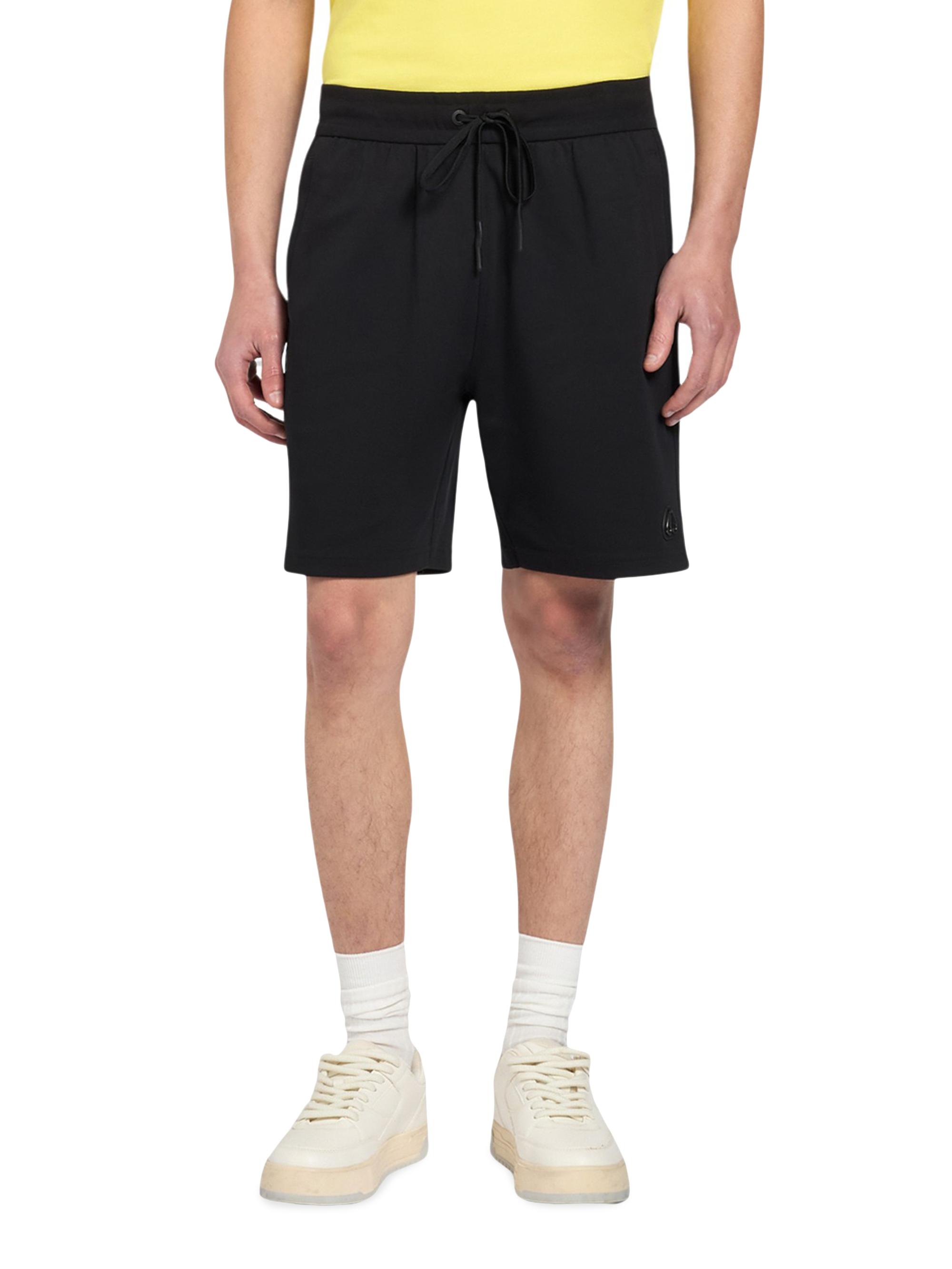 Moose Knuckles Men's Dalon Paneled Drawstring Shorts - Black