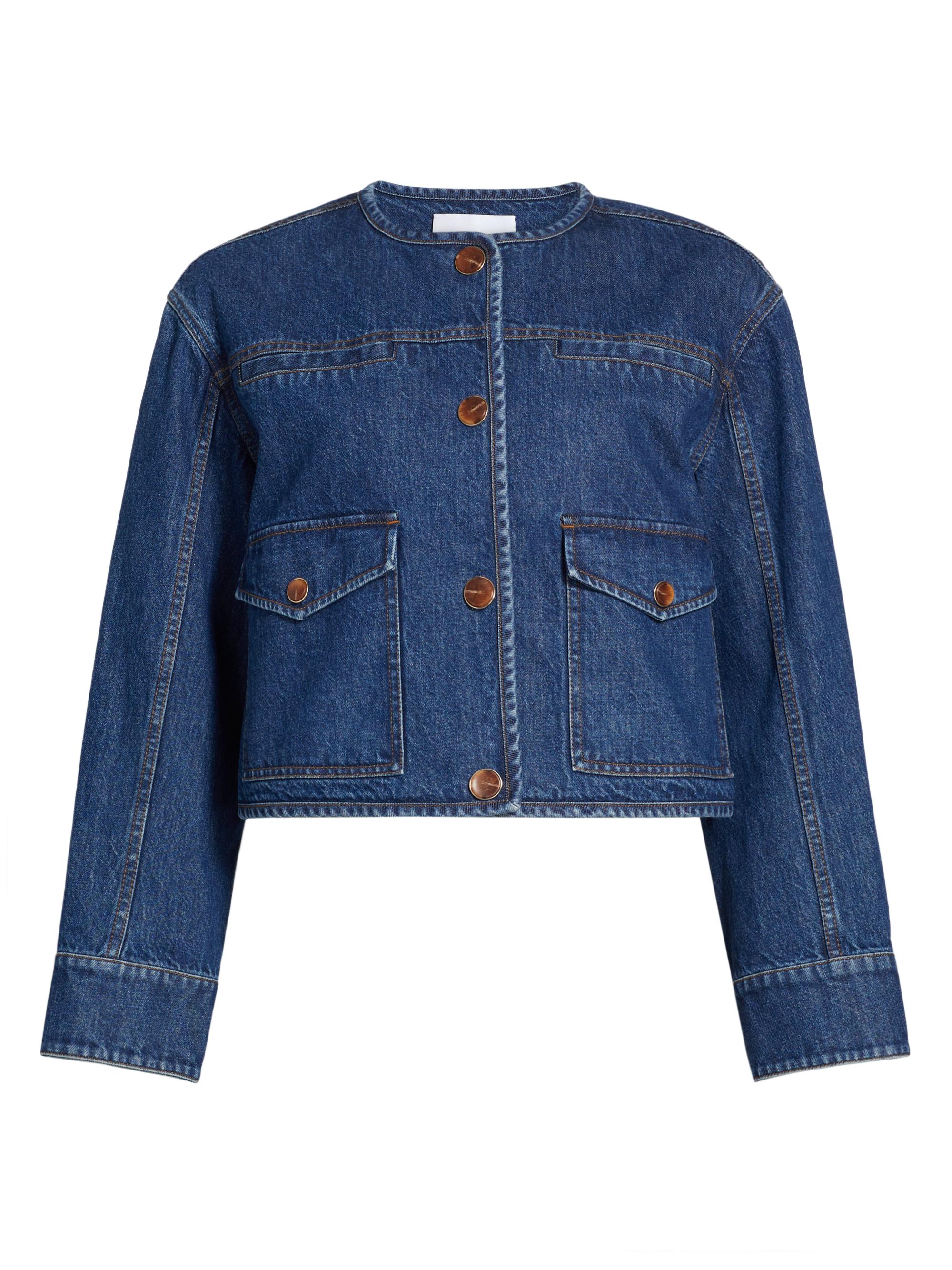 Tanya Taylor Women's Kent Denim Jacket - Classic Indigo Blue
