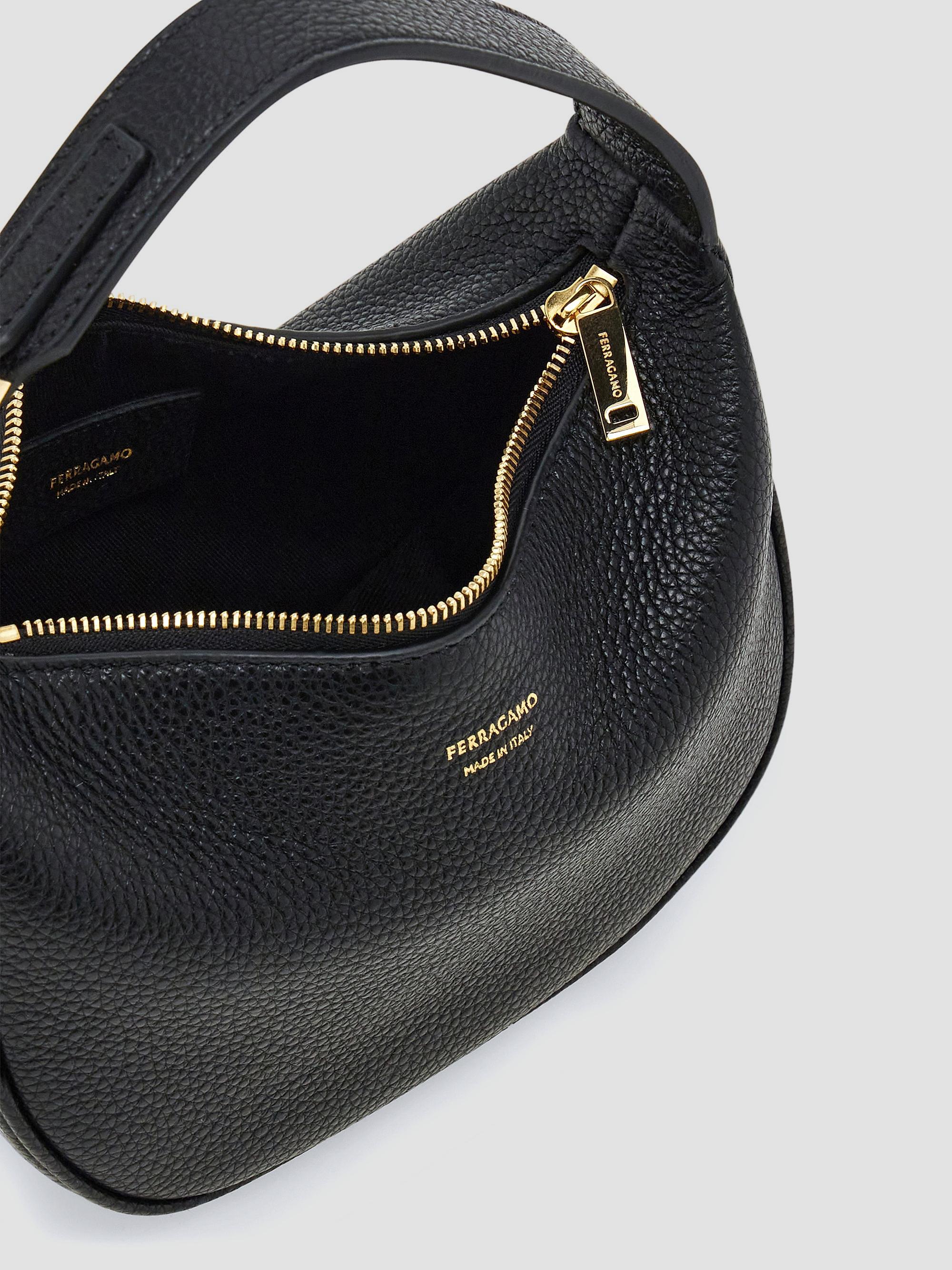 FERRAGAMO Mini Gancini Leather Top Handle Bag | Saks Fifth Avenue