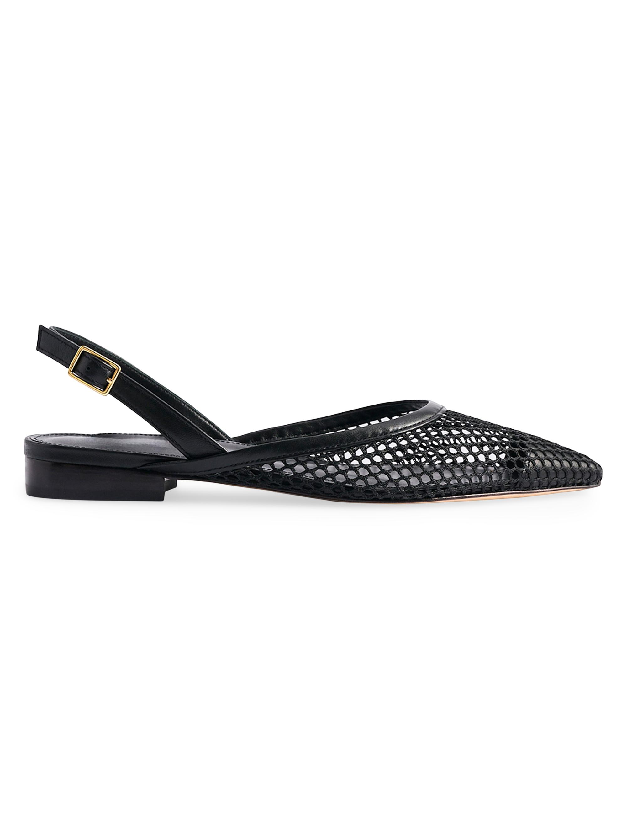 Marion Parke Women's Patty Slingback Flats - Black
