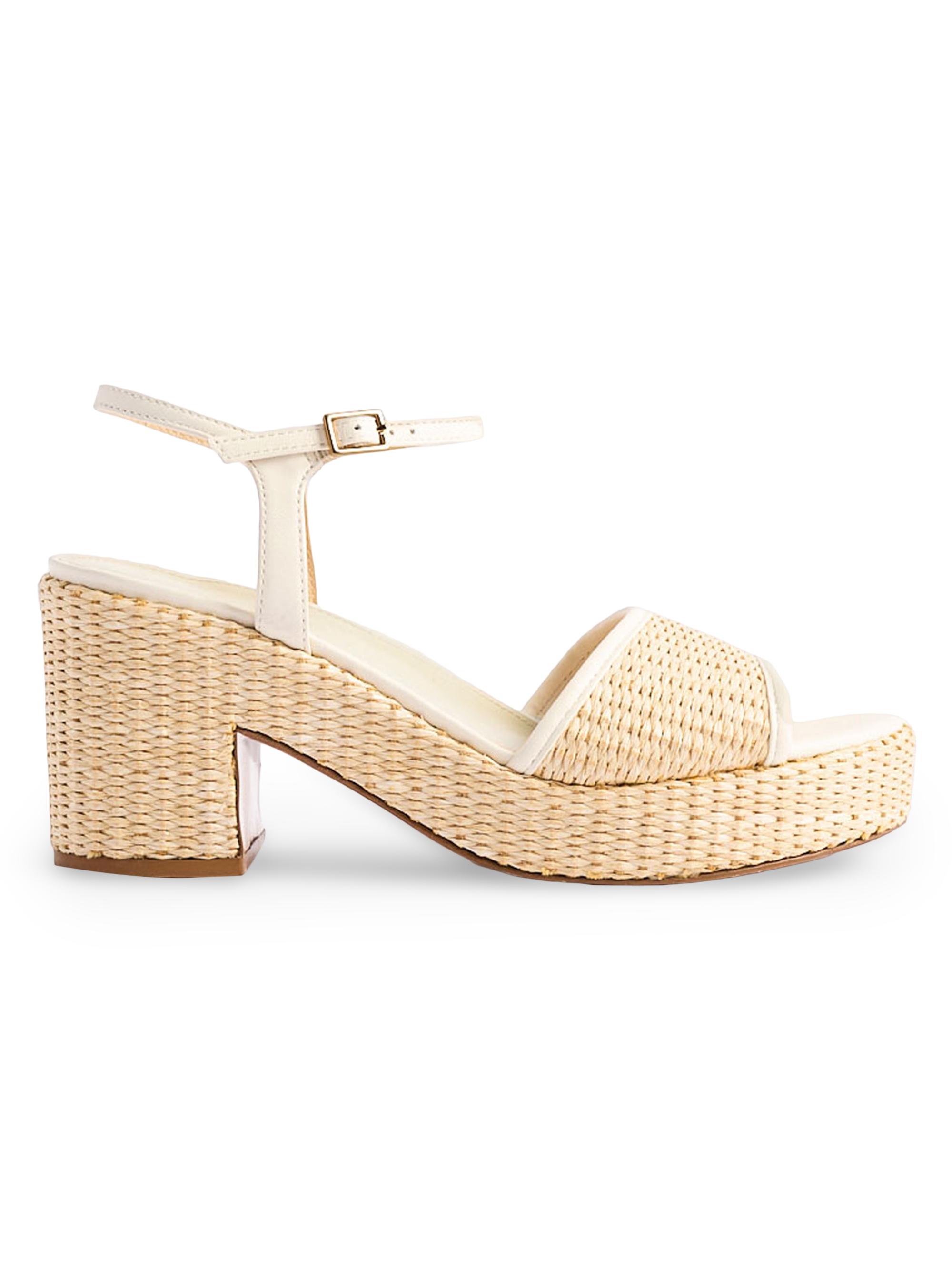 Marion Parke Women's Haven Platform Sandals - Light Cream