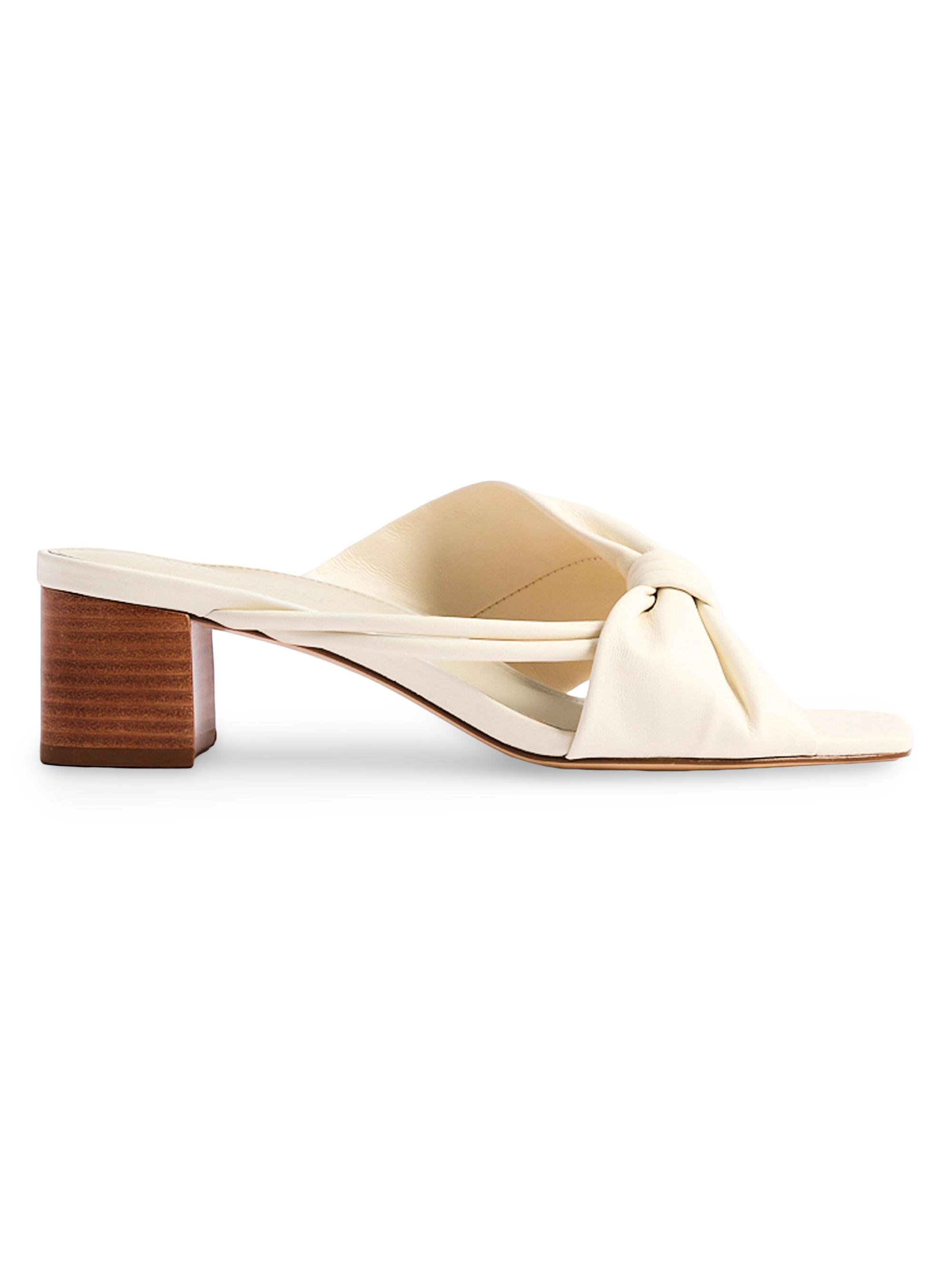 Marion Parke Women's Laney Block Heels - Light Cream