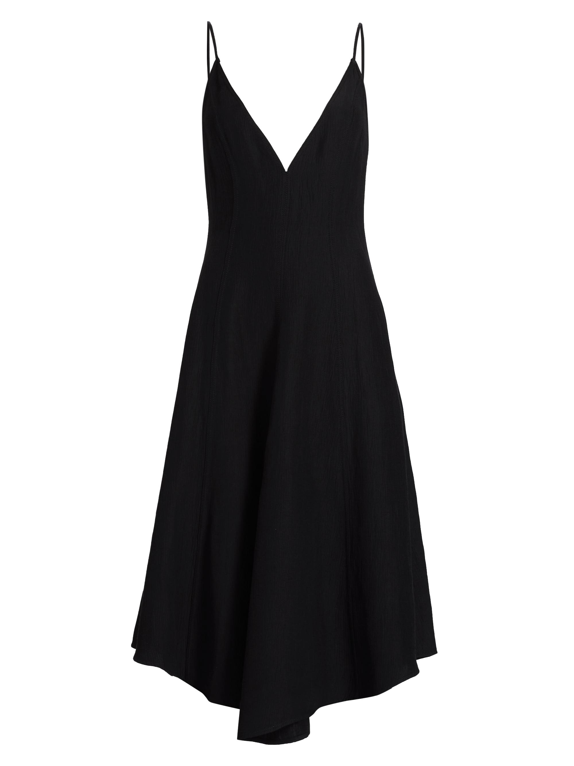 Proenza Schouler Women's Elaine V-Neck Midi-Dress - Black