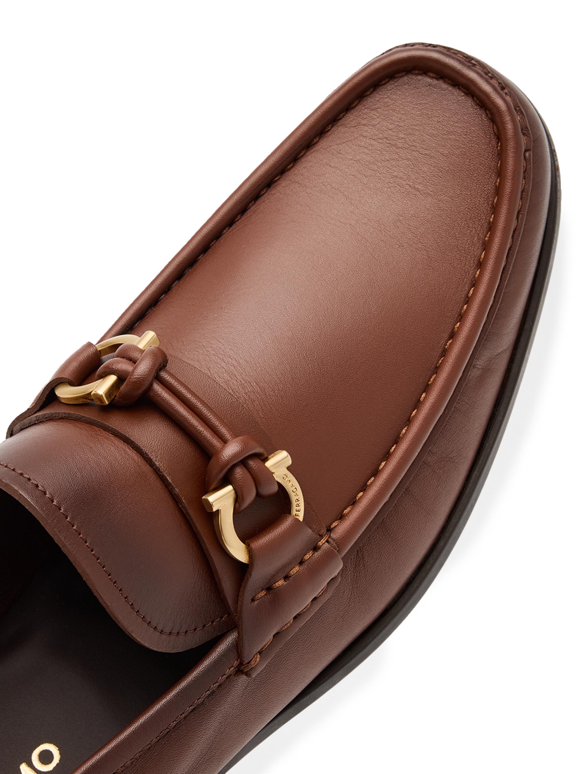 FERRAGAMO Alain Gancio Leather Loafers | Saks Fifth Avenue