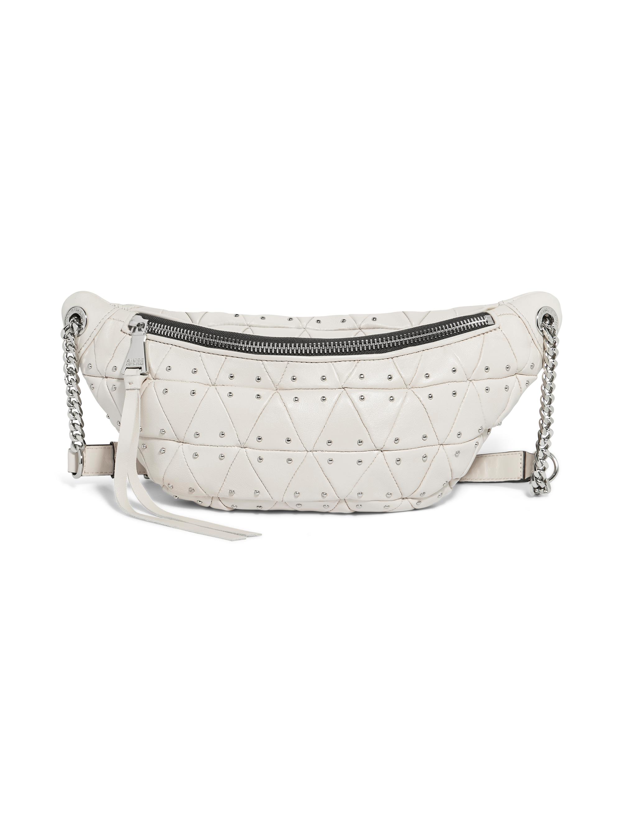 Aimee Kestenberg Women's The Hug Leather Convertible Sling Bag - Chalk Geo Studs