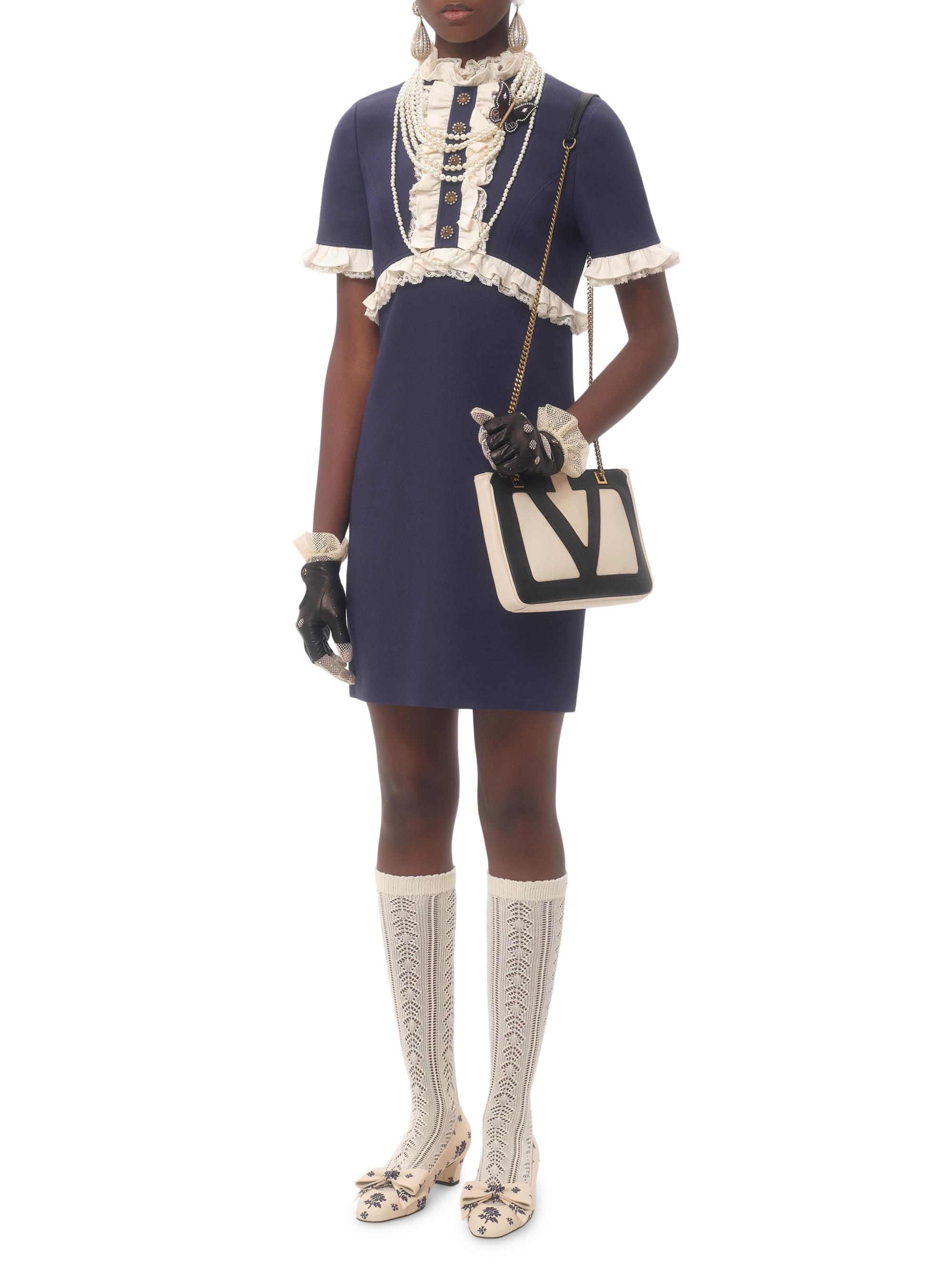 Valentino Garavani Crepe Couture Short Dress | Saks Fifth Avenue