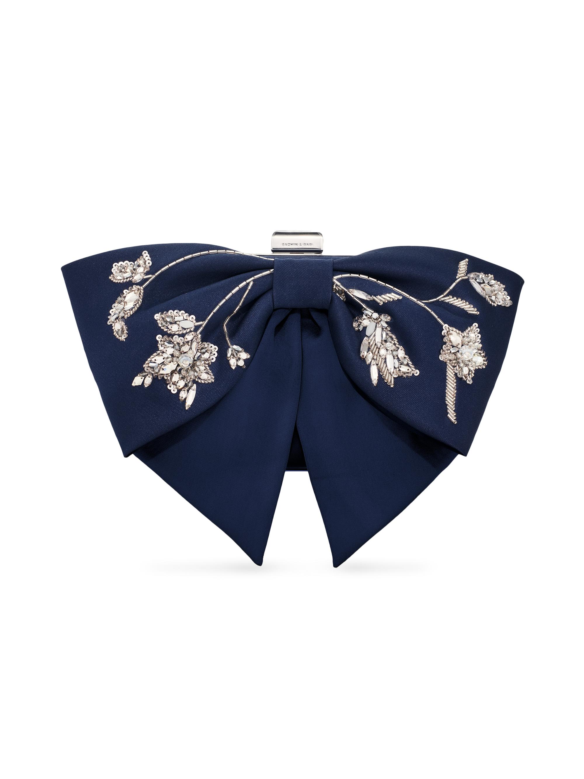 Sachin & Babi Women's Embellished Cupids Mikado Clutch - Night Sky