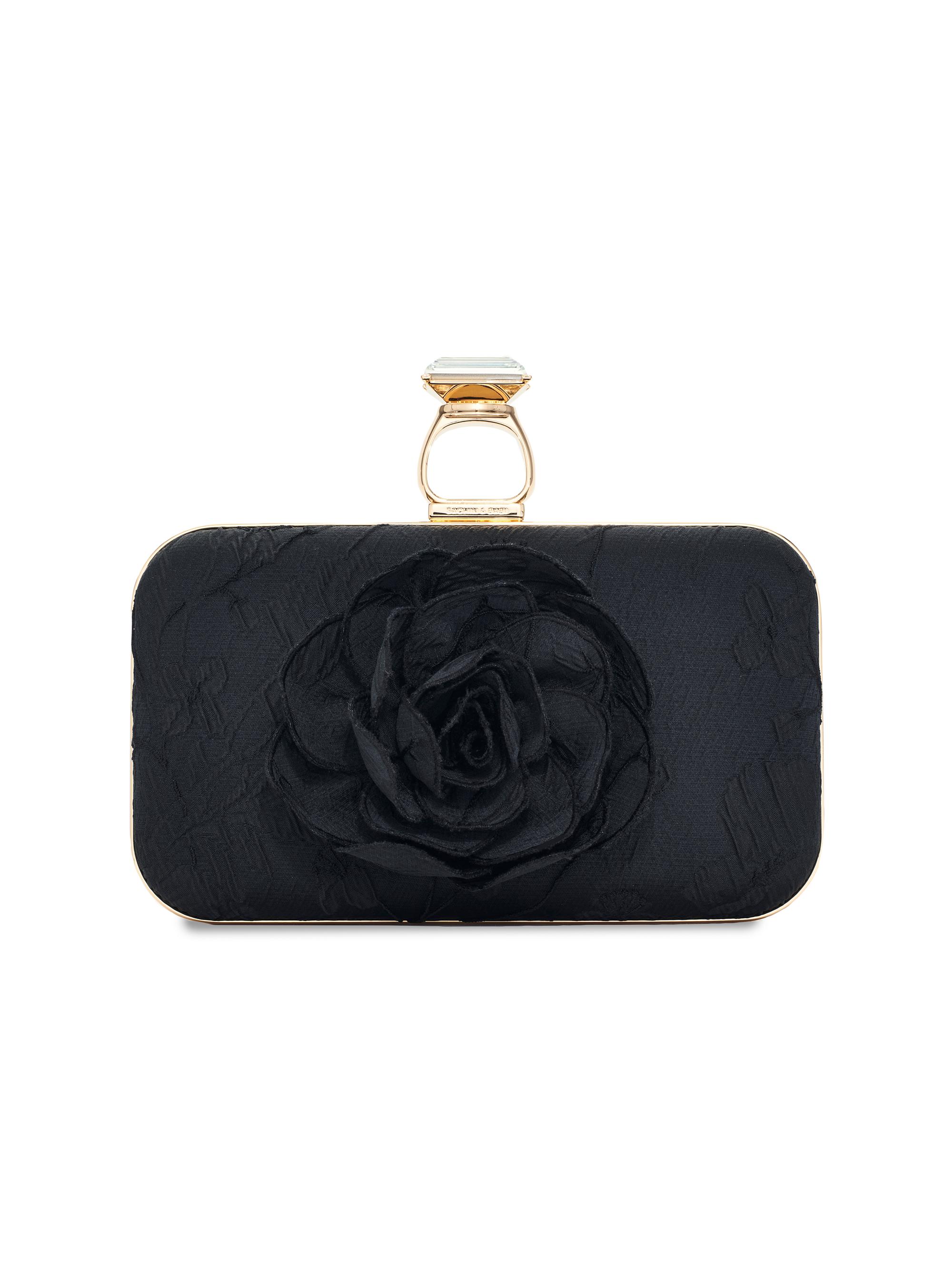 Sachin & Babi Women's On The Rocks Cloqué Clutch - Black