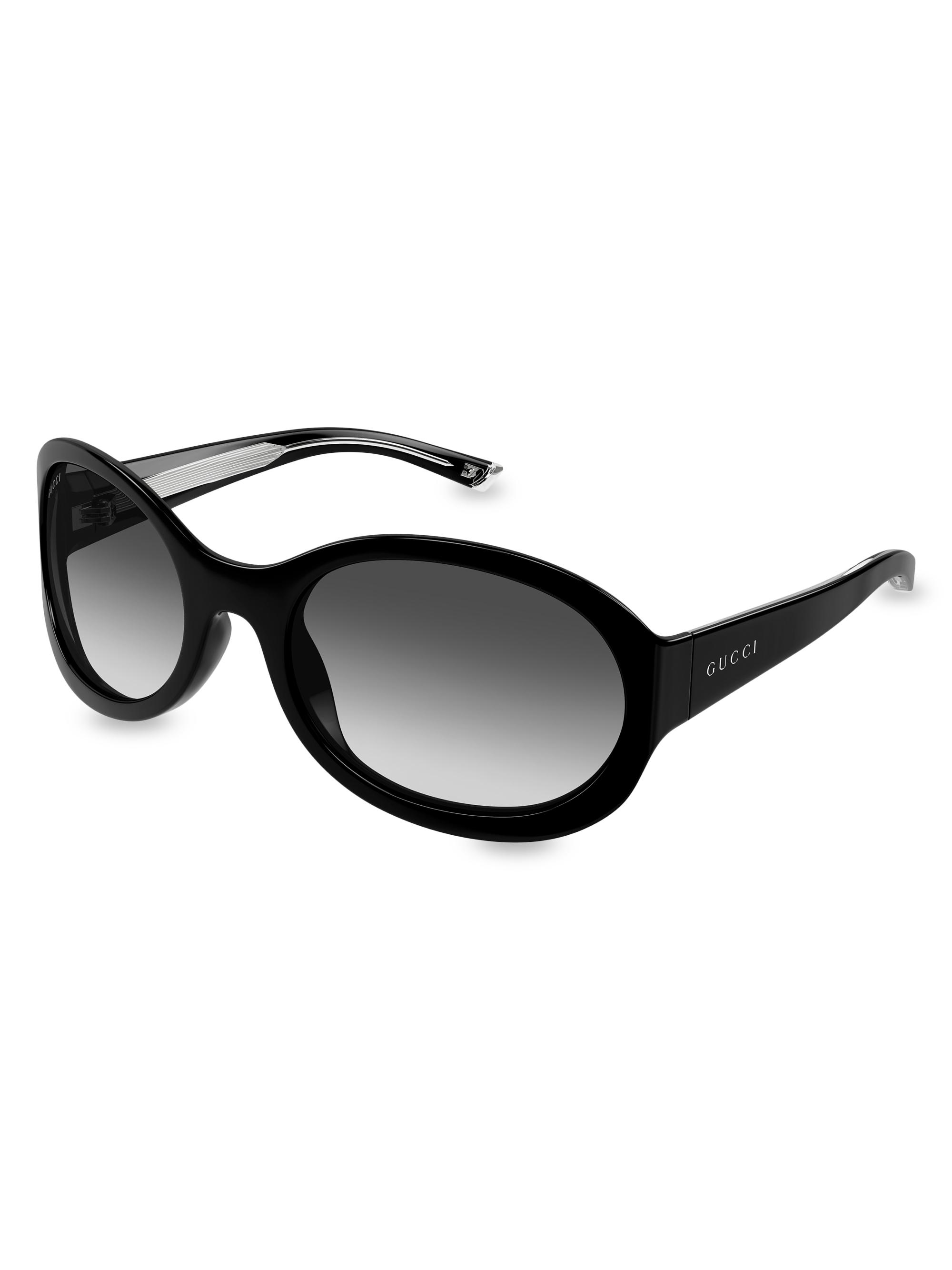 Gucci 62MM Oval Sunglasses | Saks Fifth Avenue