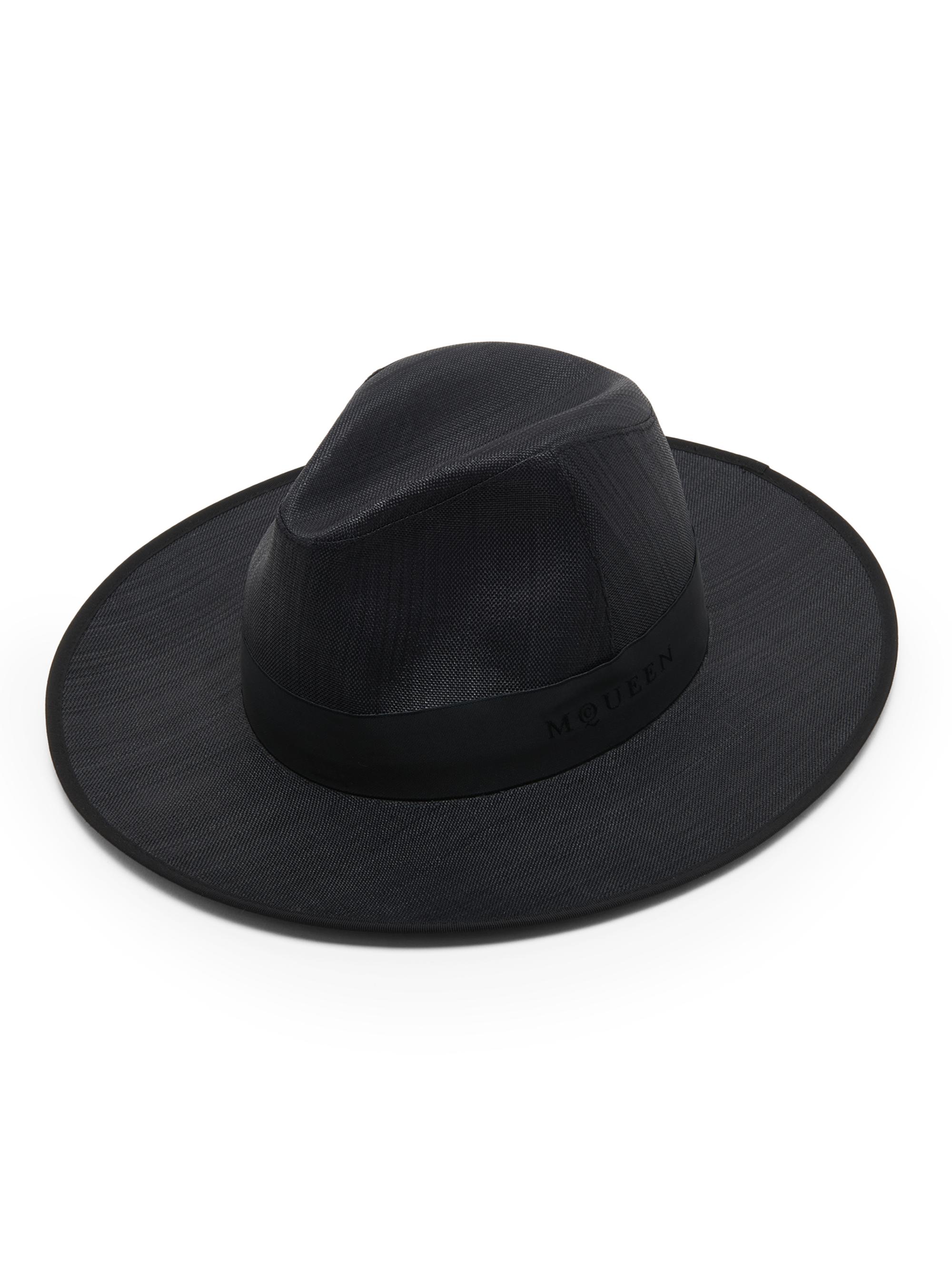 McQueen Men's Panama Hat - Black