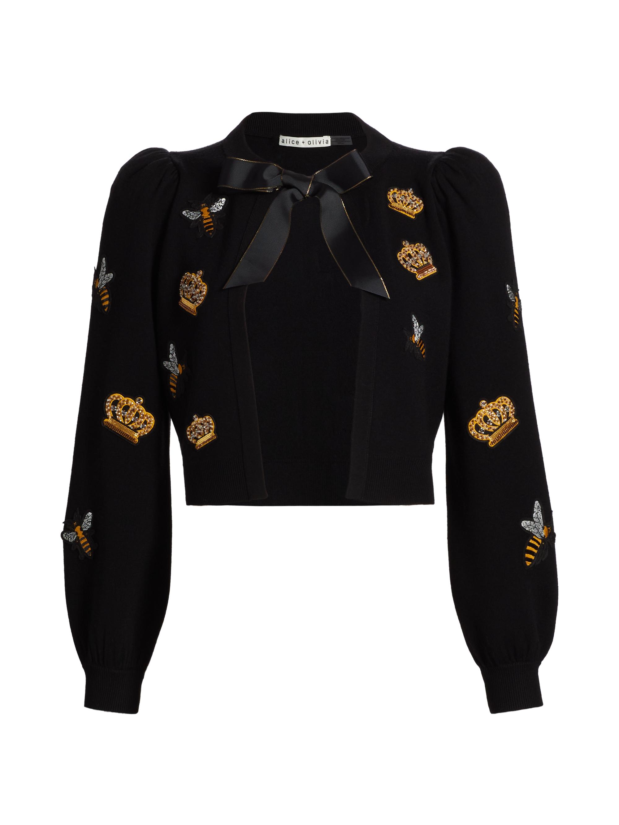alice+olivia アリスアンドオリビア ジップニット カーディガン