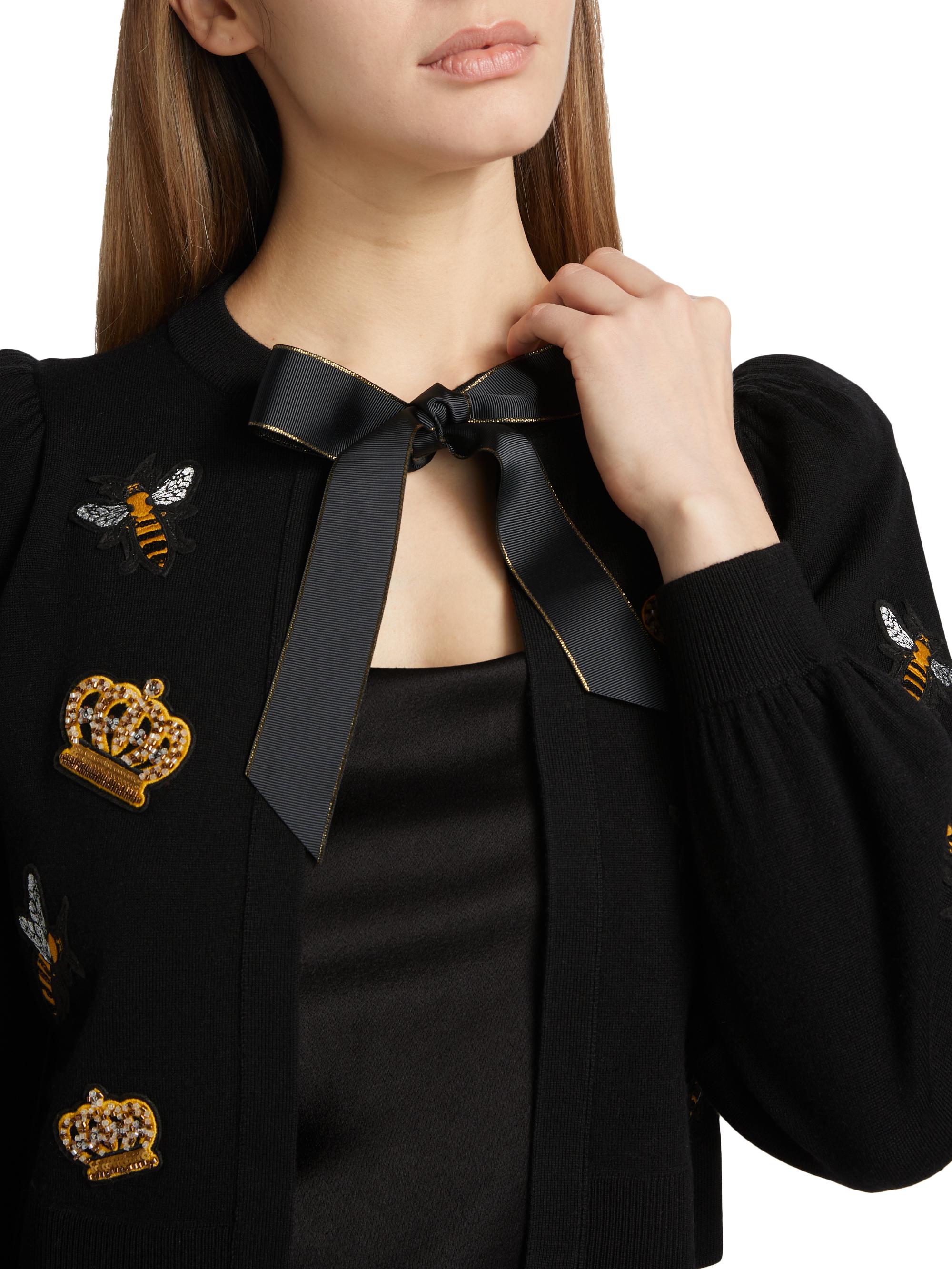 Alice + Olivia Kitty Bee Cardigan | Saks Fifth Avenue