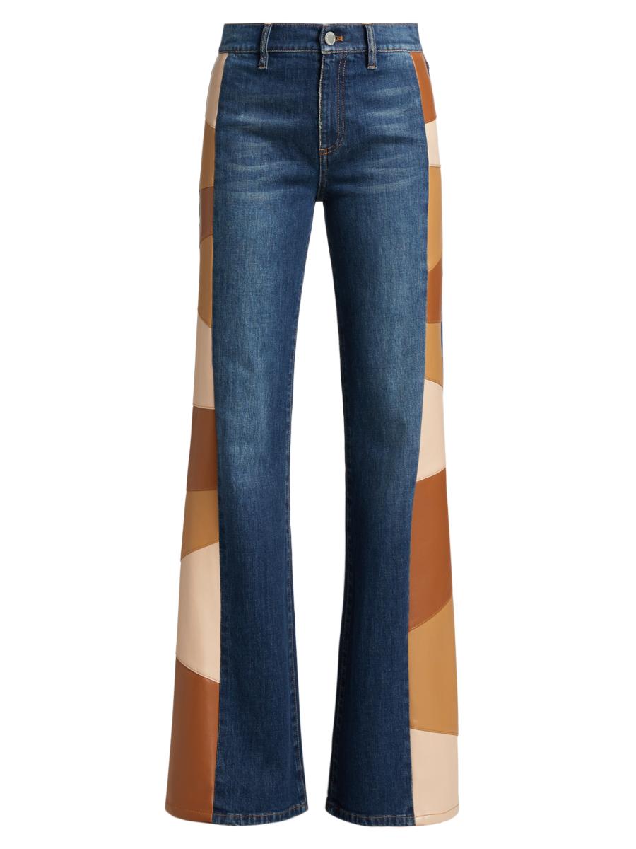 パーカー・フーディ Leather patch flared jeans-V2 + ALEXII RAINBOW BEAR CD808301RBLL456_01.jpg?sw=550&