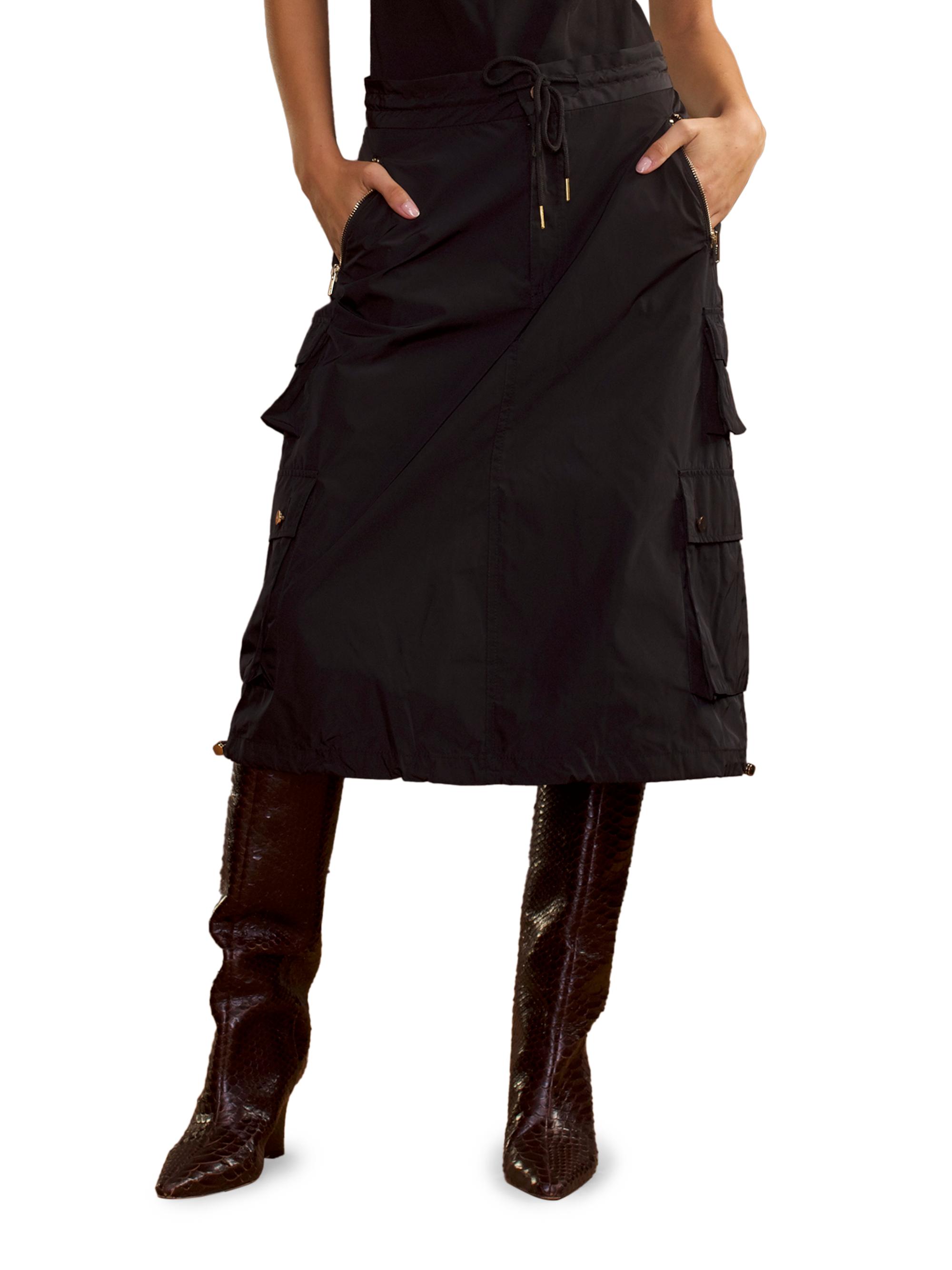 Cynthia Rowley Women's Cargo Skirt - Dark Green