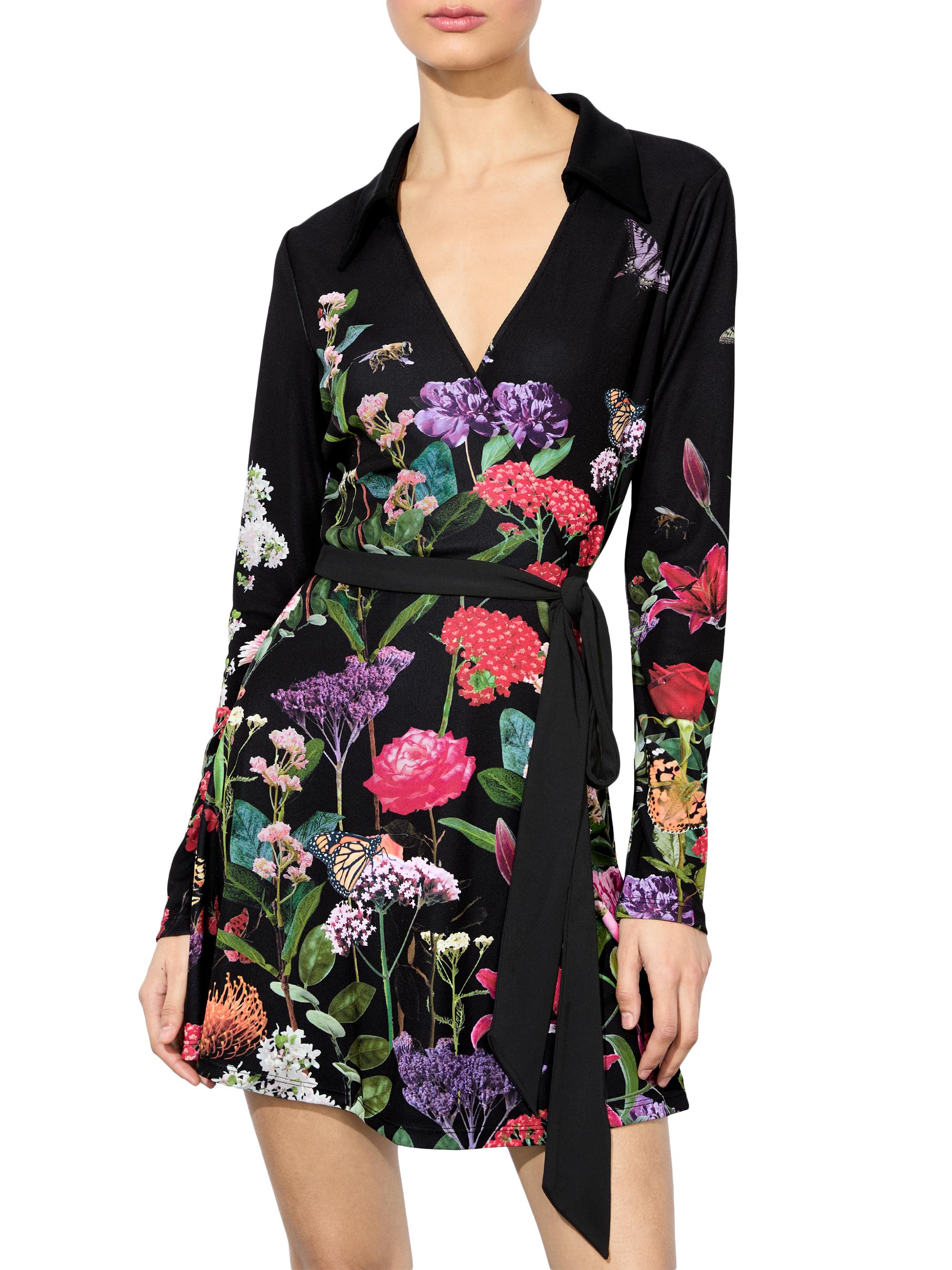 Millicent Floral Tie-Waist Fit & Flare Minidress