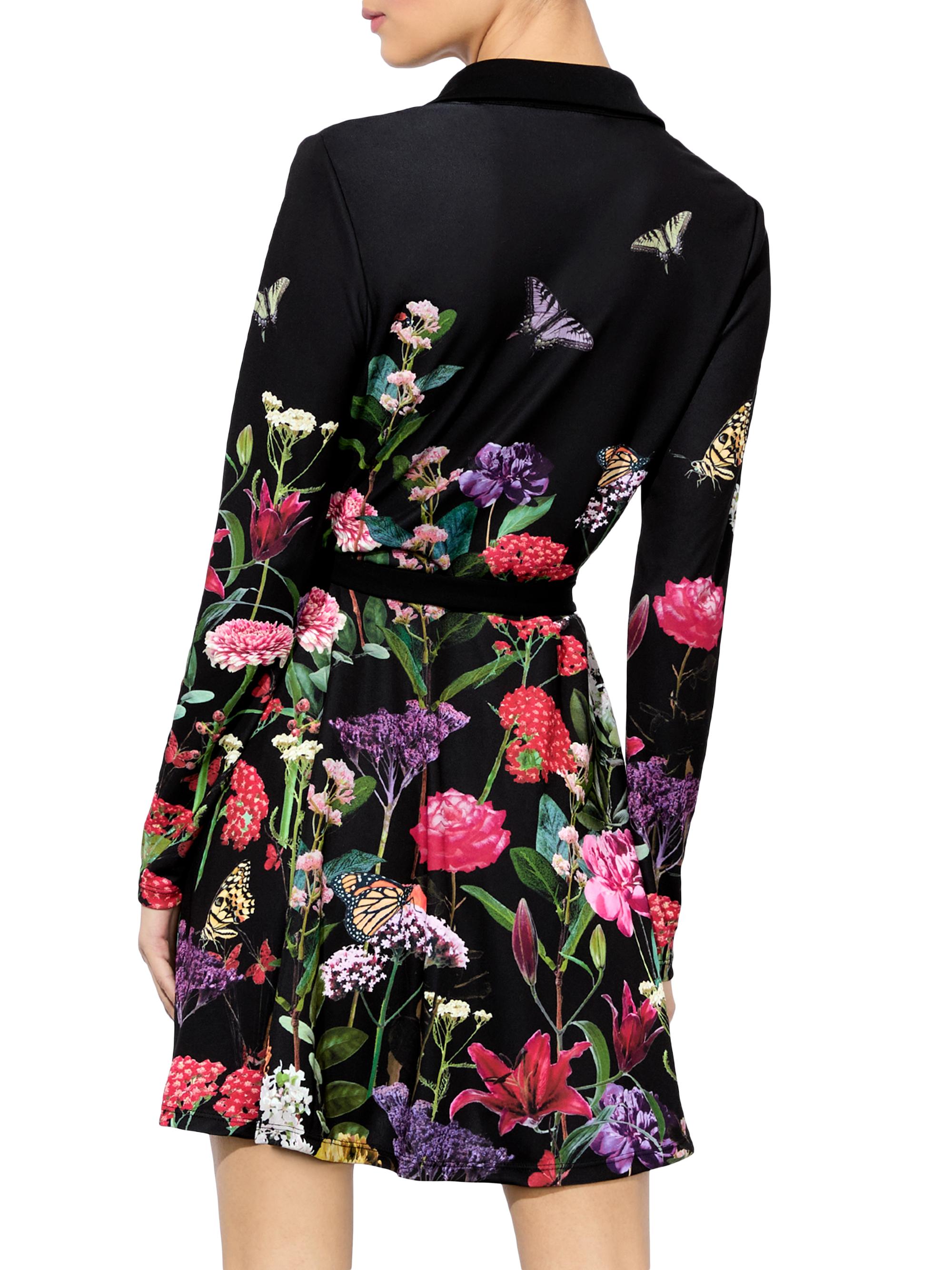 Millicent Floral Tie-Waist Fit & Flare Minidress
