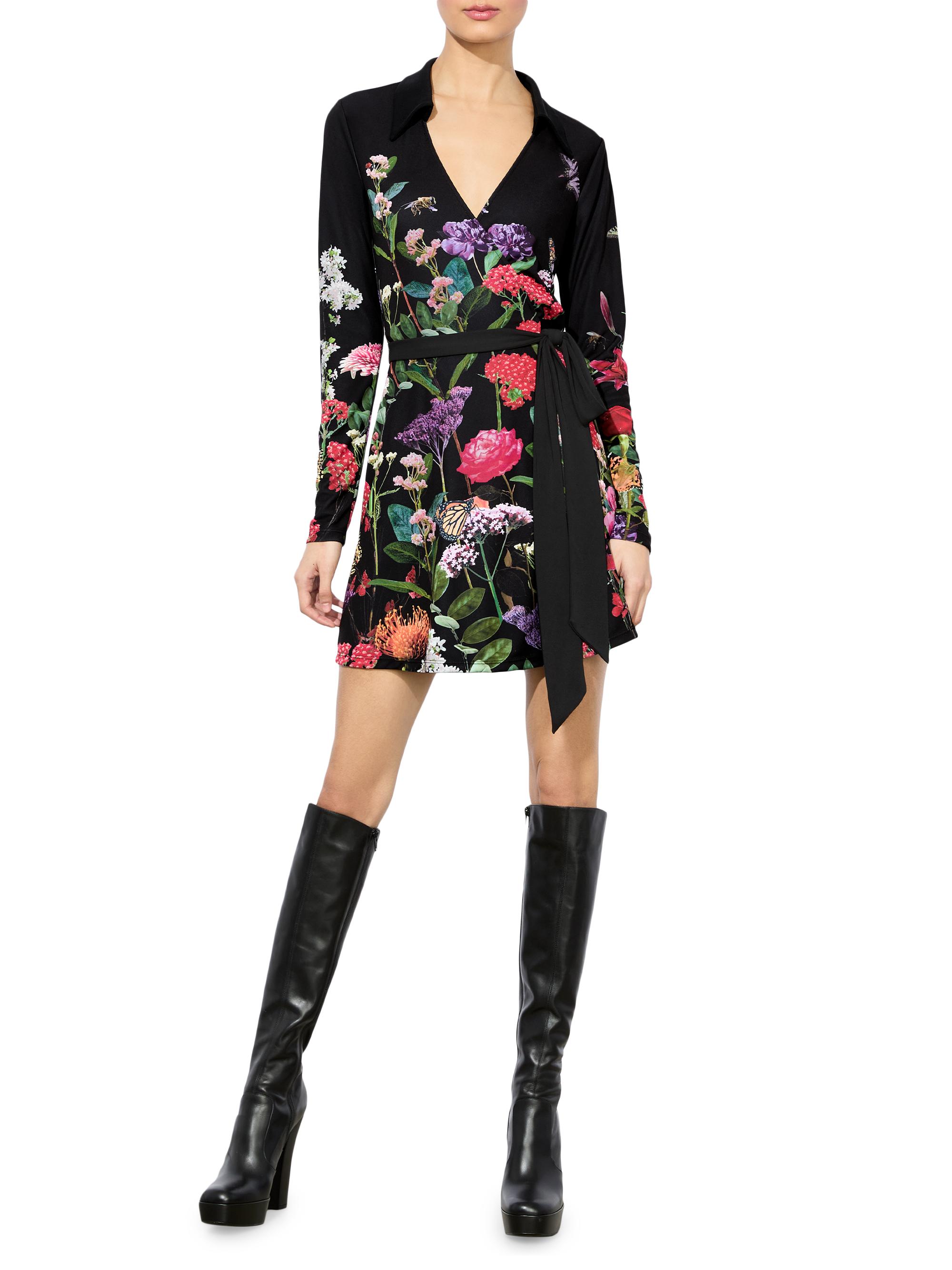 Millicent Floral Tie-Waist Fit & Flare Minidress