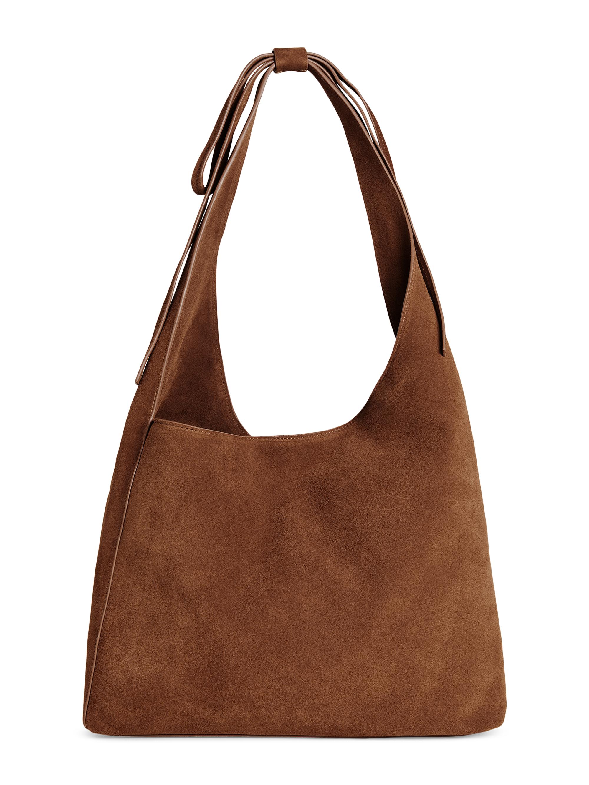 Reformation Women's  Vittoria Suede Hobo Bag - Tan