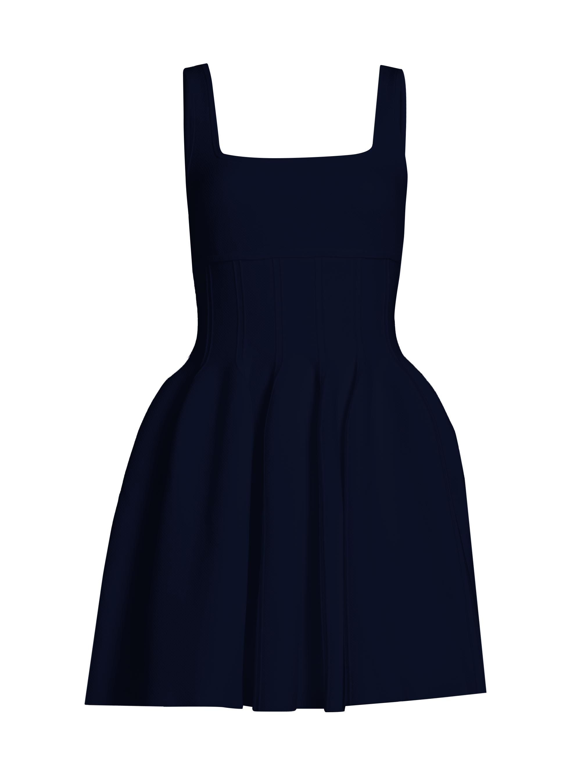 SIMKHAI Women's Elektra Seamed Minidress - Midnight