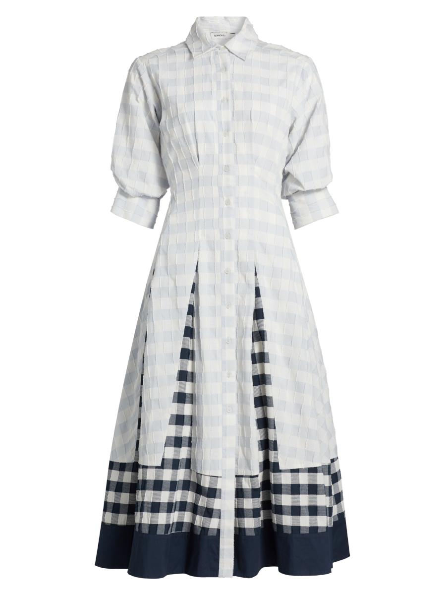 white christmas dresses Jazz Pintuck Midi Dress - Buttercream Yellow main image 0