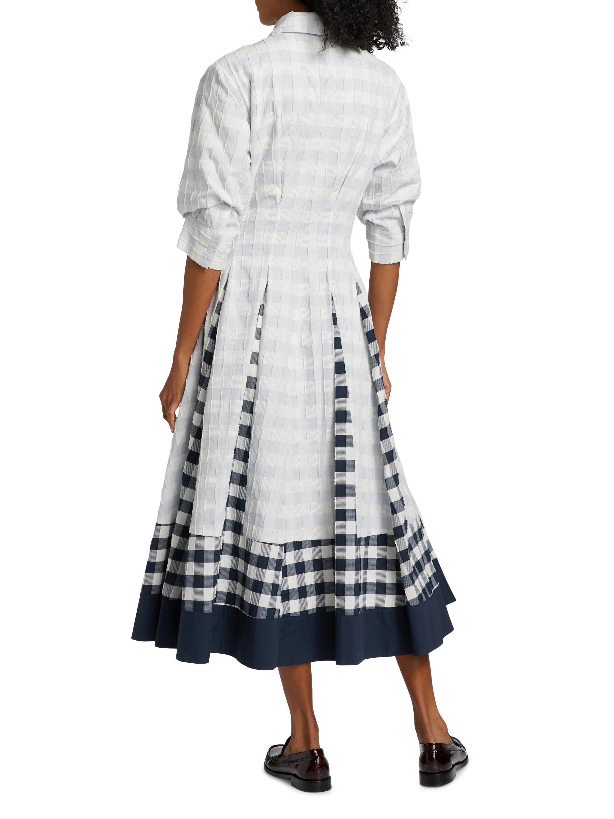 knee length dresses for ladies Simkhai Jazz Embellished Shirt Dress - Emerald