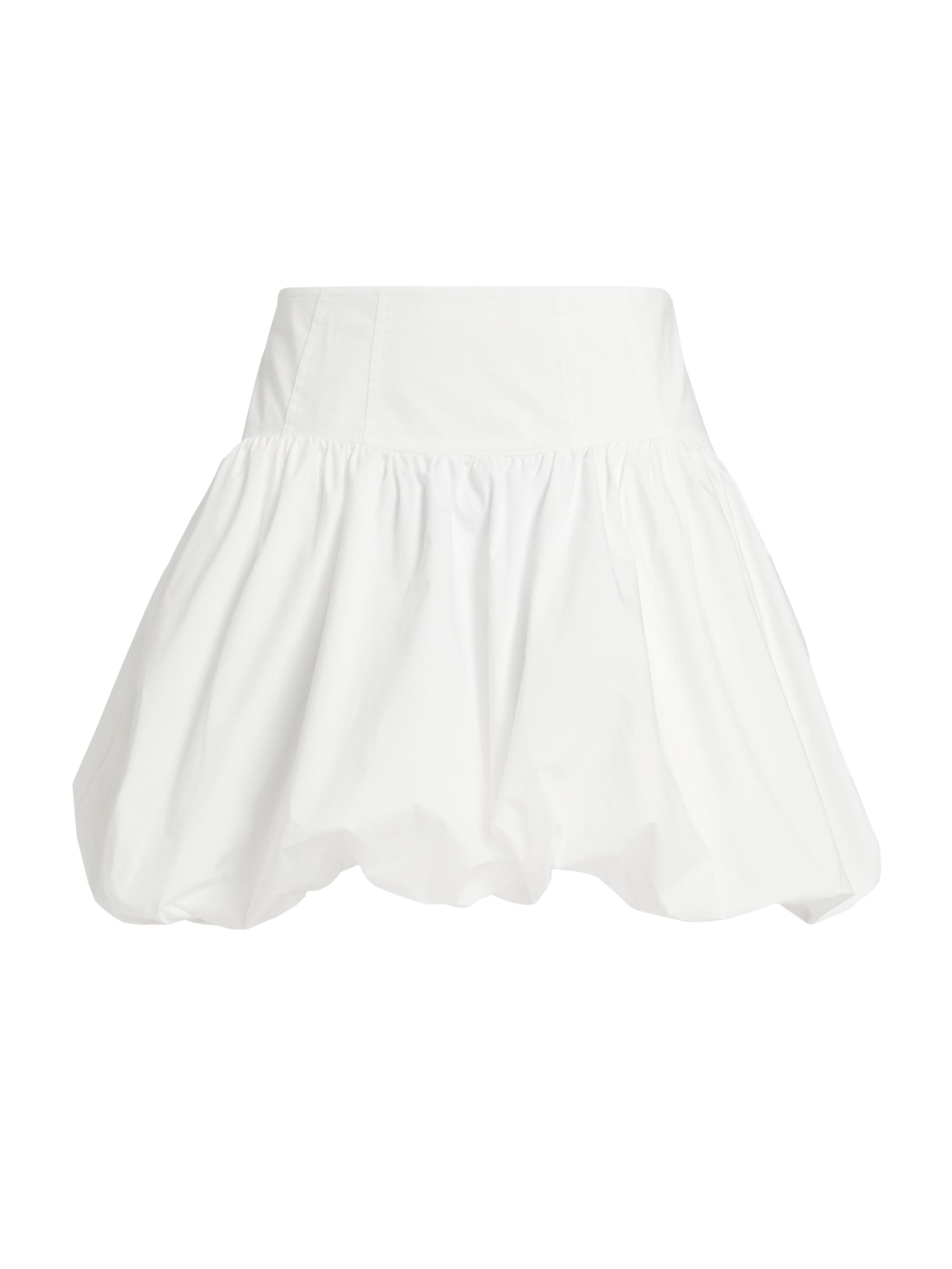 Riveria Radiance Nixi Azure Cotton Miniskirt