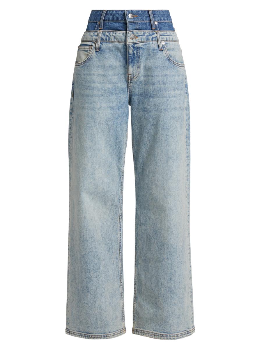 Simkhai Women's Kove Double-waistband Jeans