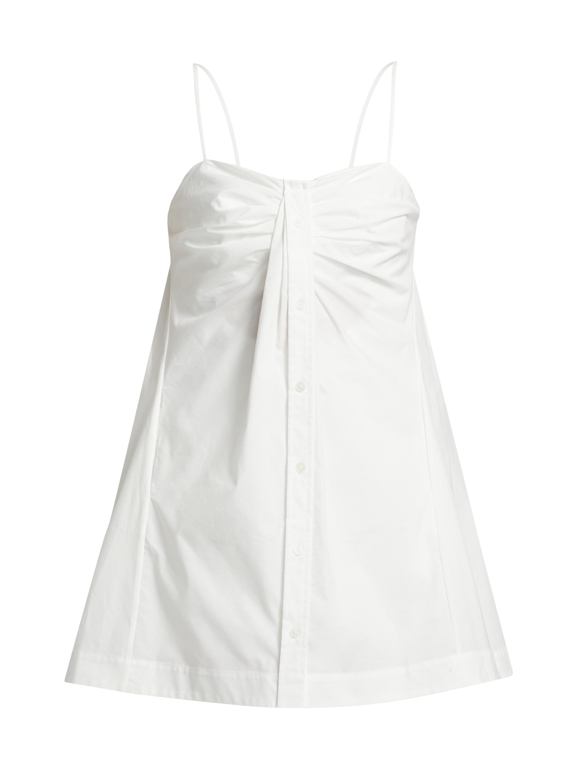 SIMKHAI Women's Kendall Twisted Minidress - White