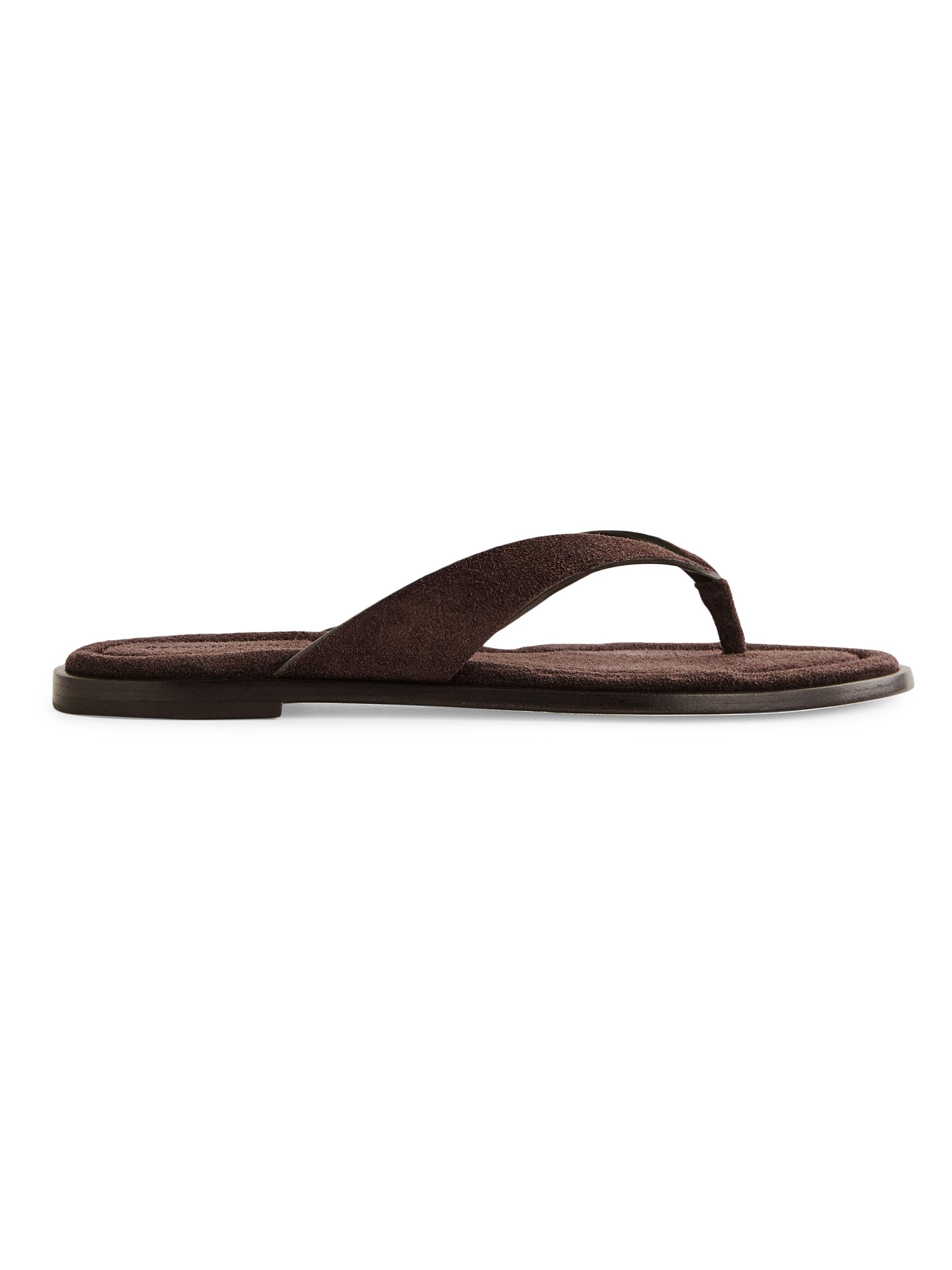 Reformation Women's Jessie Suede Sandals - Espresso