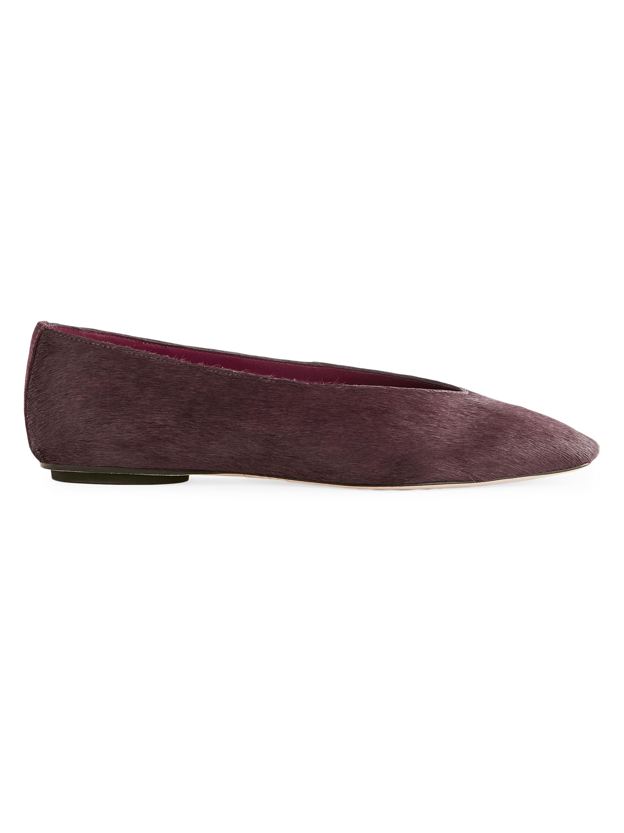 Reformation Prudence Calf Hair Ballet Flats Saks Fifth Avenue