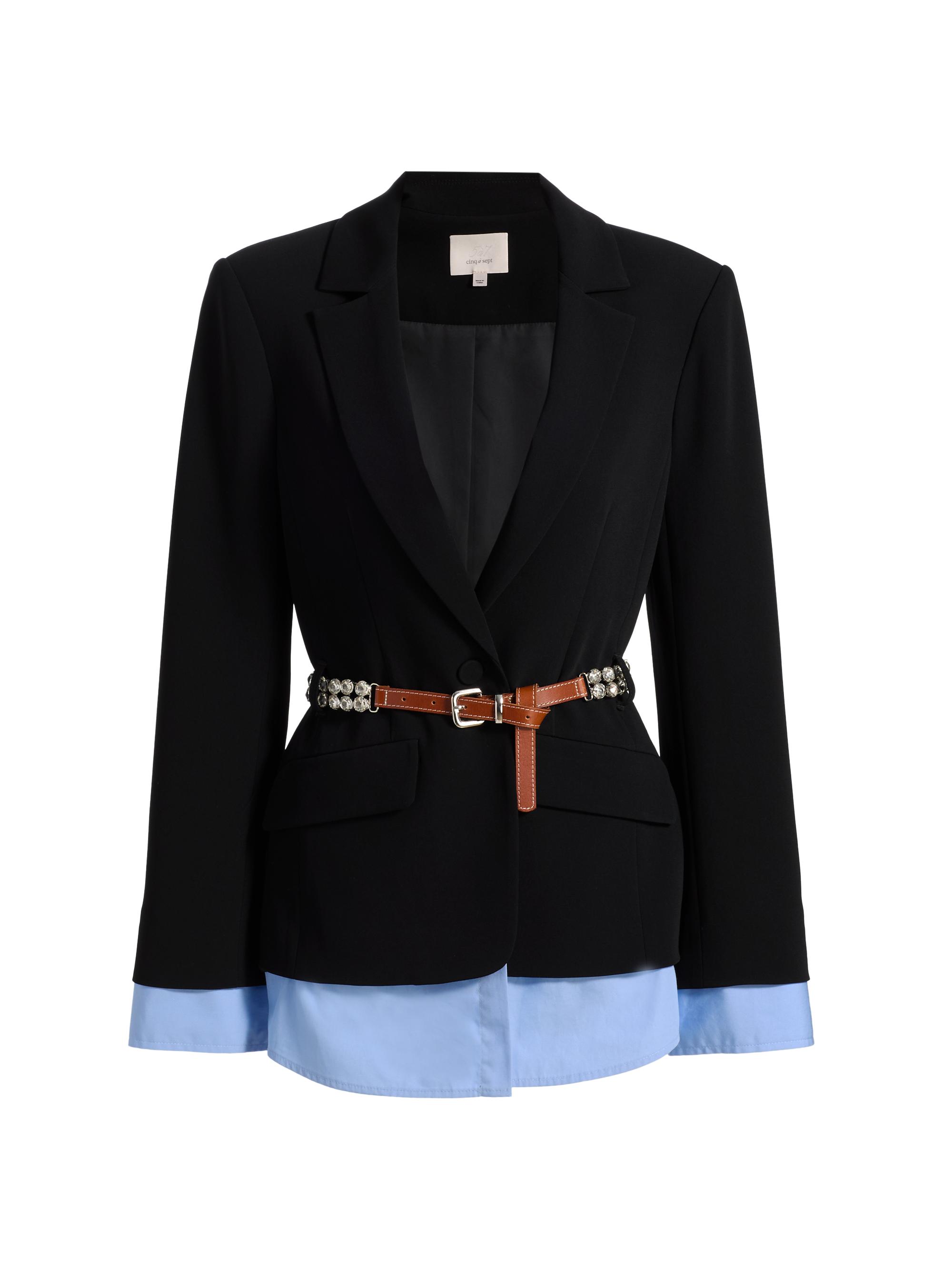 Cinq à Sept Vittoria Belted Jacket | Saks Fifth Avenue